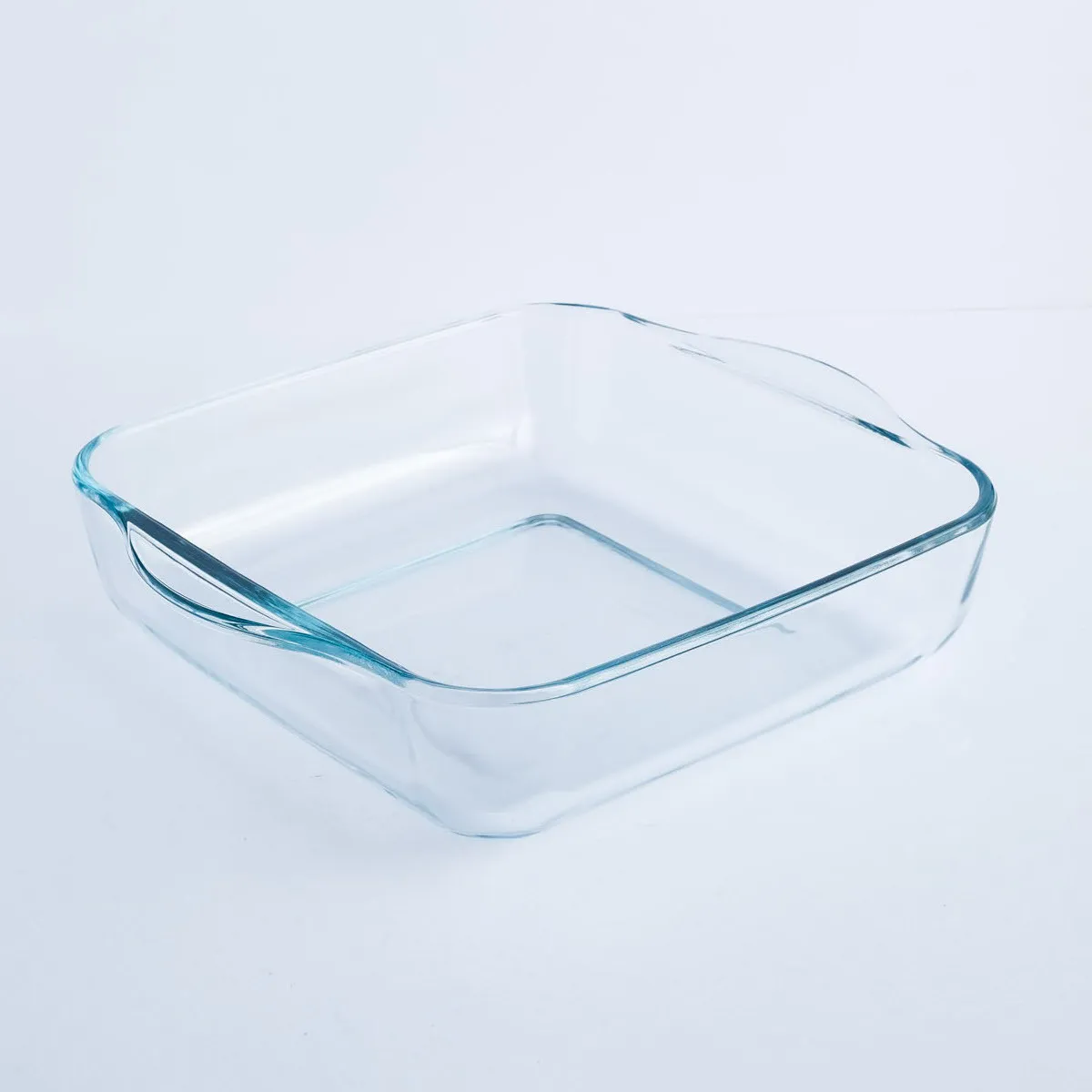 BW20-0308 - Clear Glass Casserole - 8.5" 8.5" 2.75" (LWH)