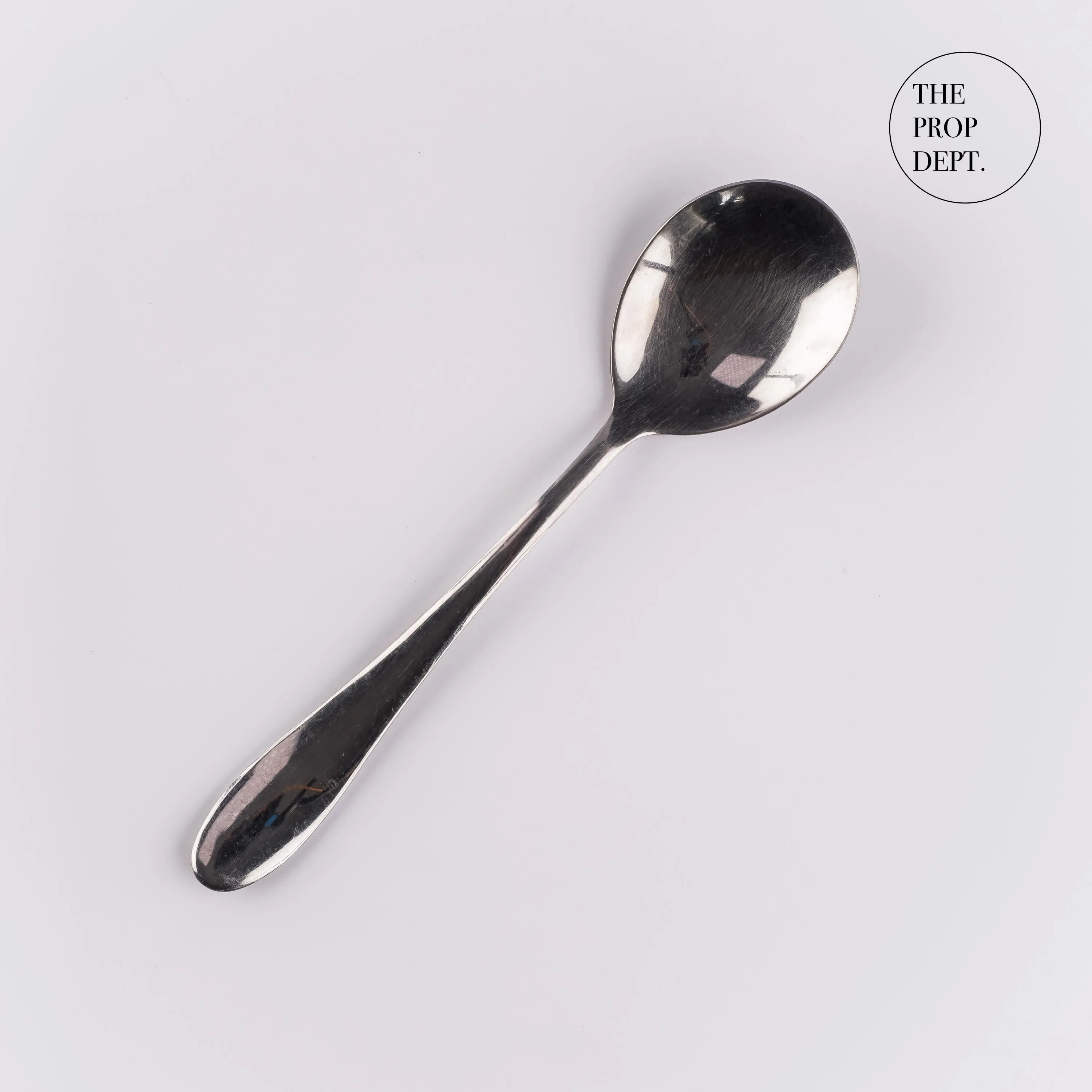 UT23-0449 - Silver Metal Spoon - 7.75" (L)
