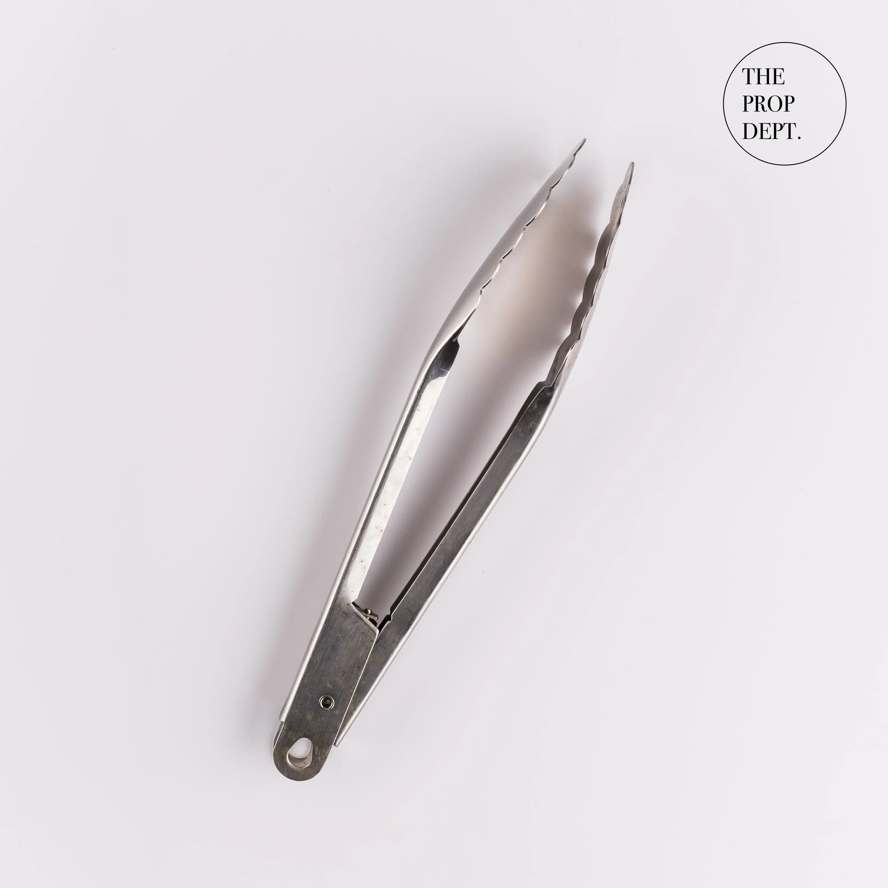 UT23-0221 - Silver Metal Tongs