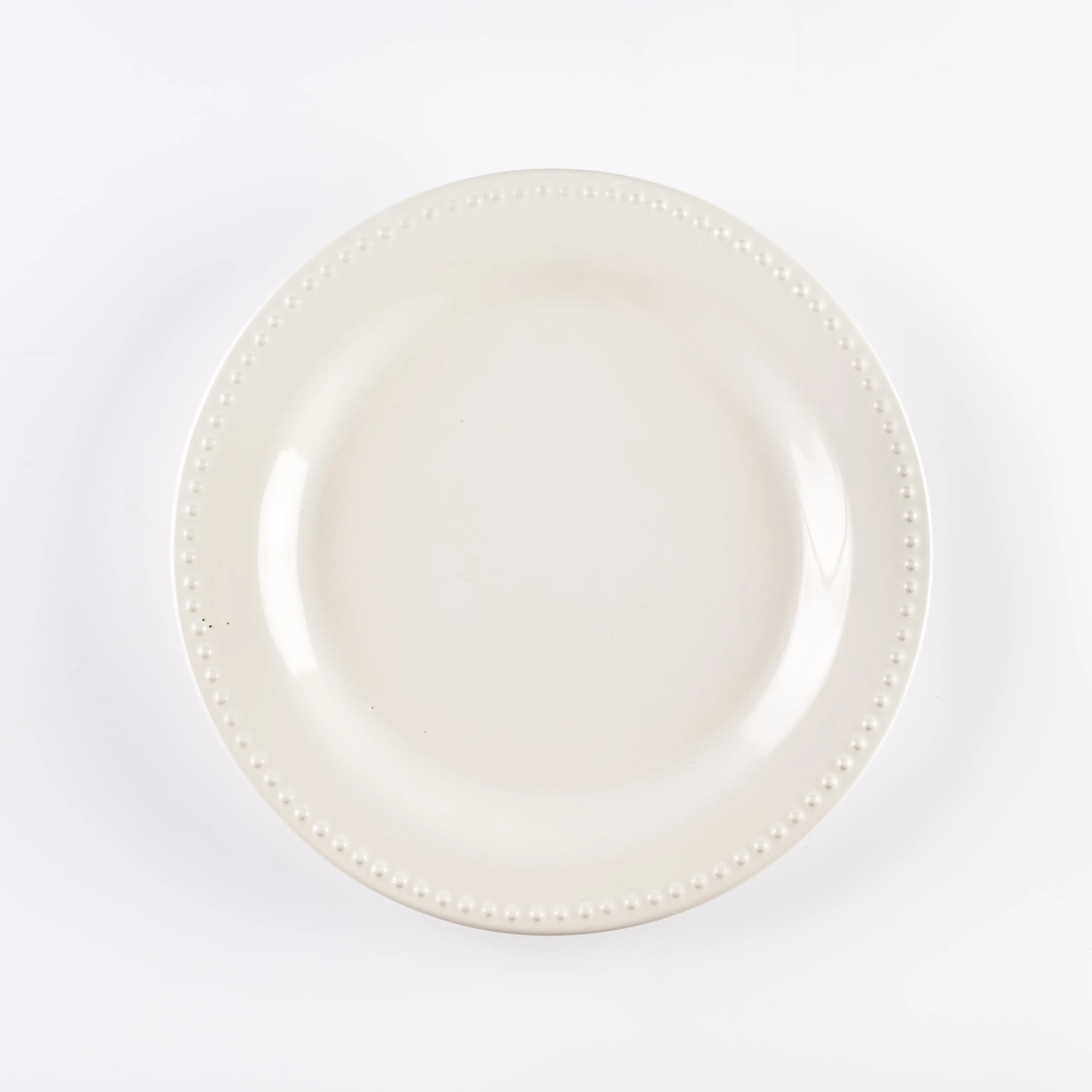 PL21-0184 - White Ceramic Plate - 11" (D)