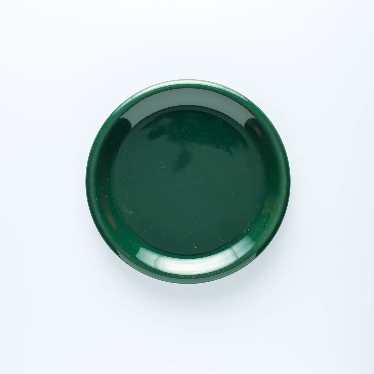 PL20-0040 - Green Ceramic Plate - 7.5" (D)