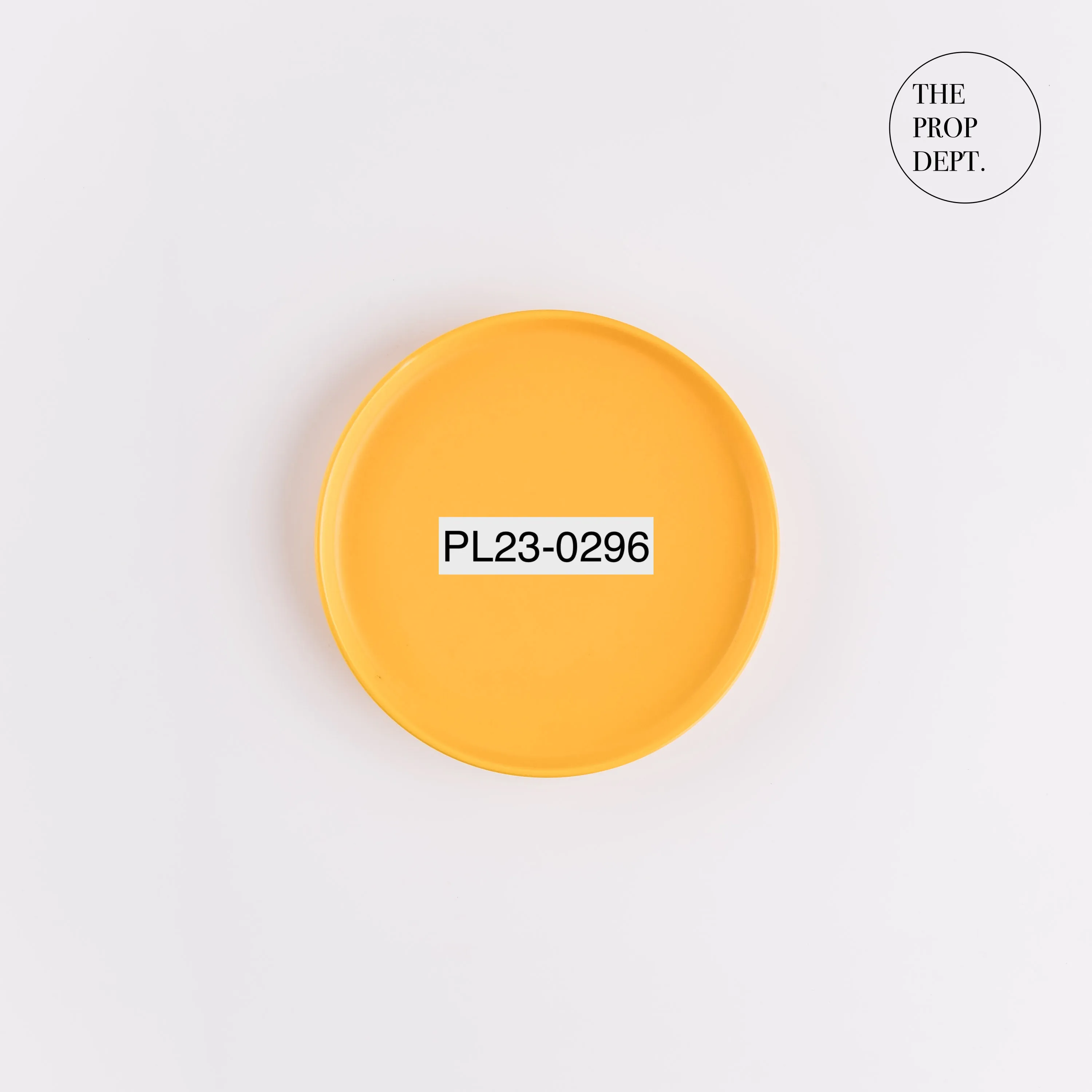 PL23-0296 - Yellow Ceramic Plate - 6" (D)