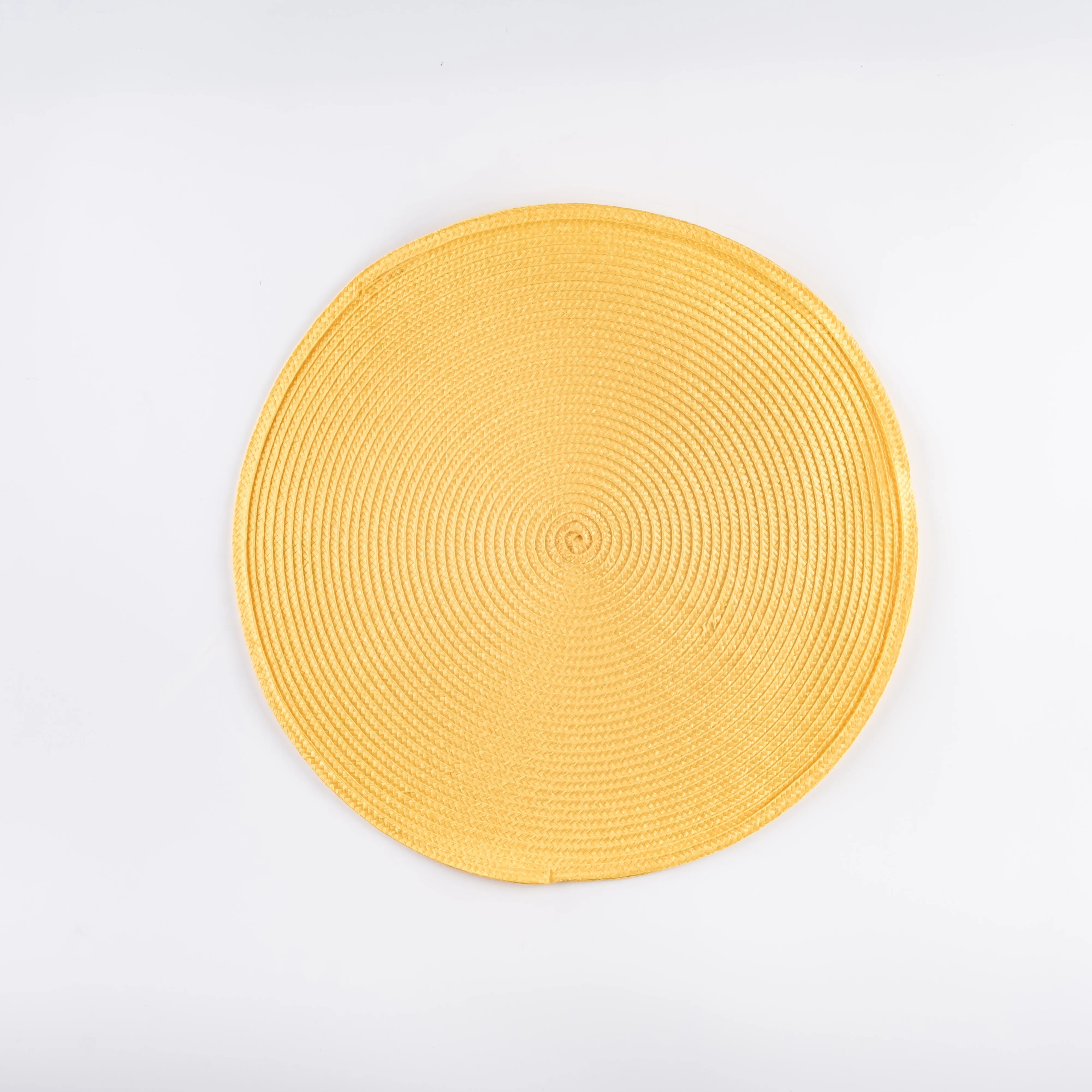 PM21-0059 - Yellow Fiber Placemat - 14.5" (D)