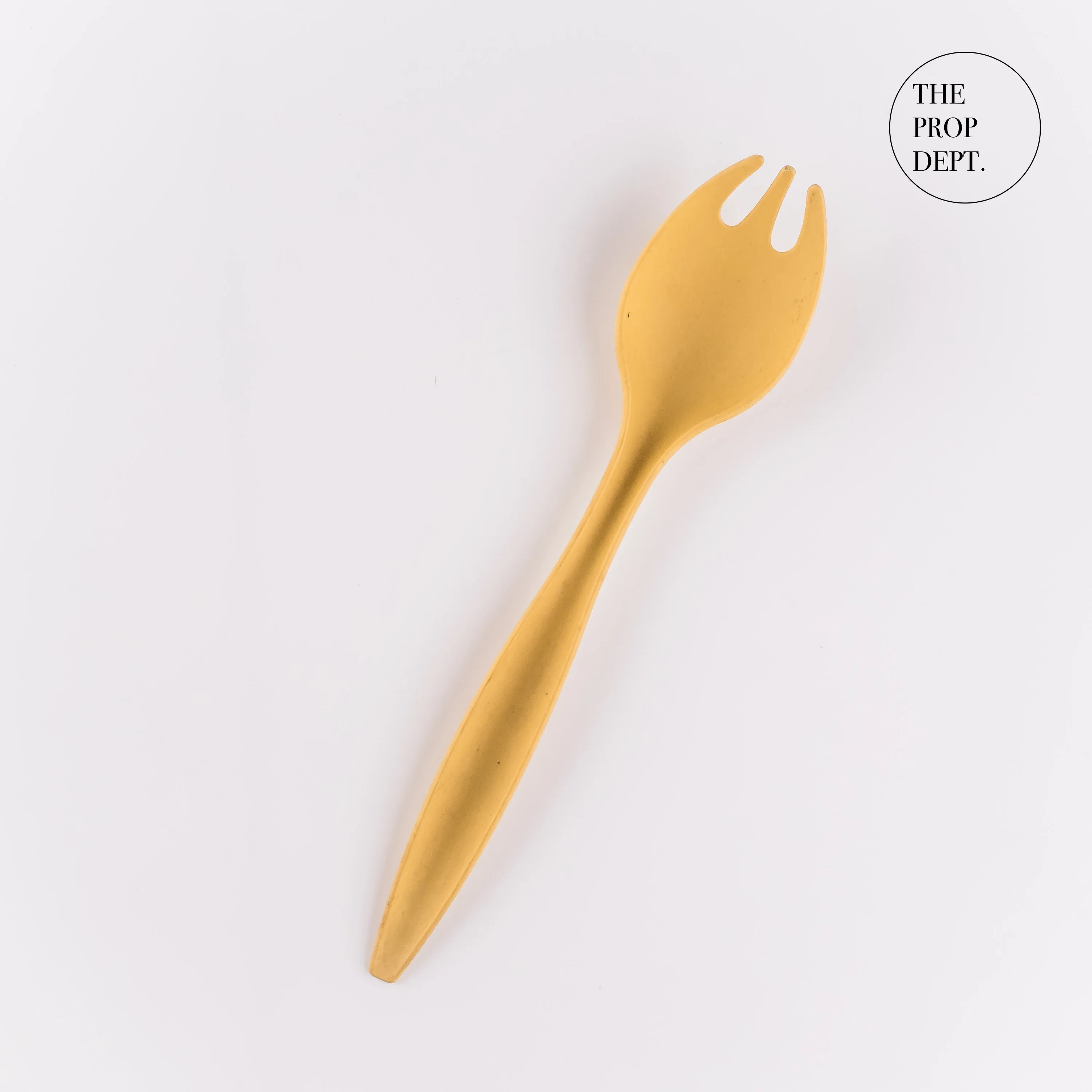 UT23-0352 - Yellow Plastic Serving Utensil - 12" (L)