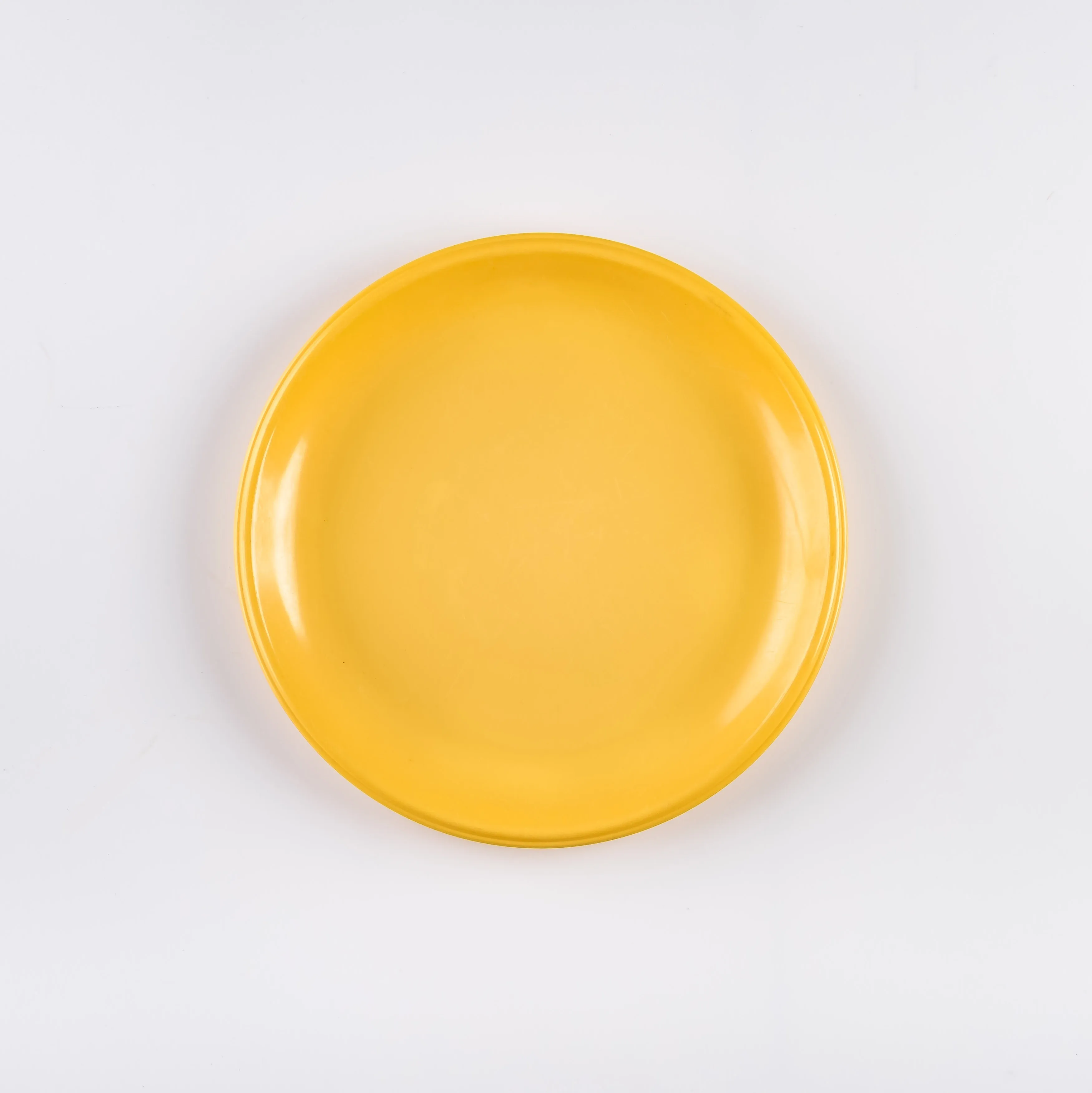 PL21-0151 - Yellow Melamine Plate - 8.25" (D)