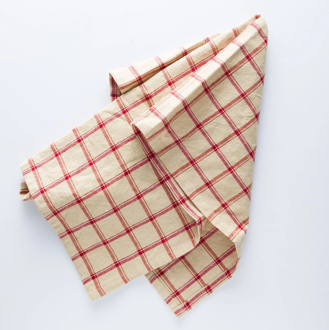 LN20-0015 - Brown White Fabric Kitchen towel