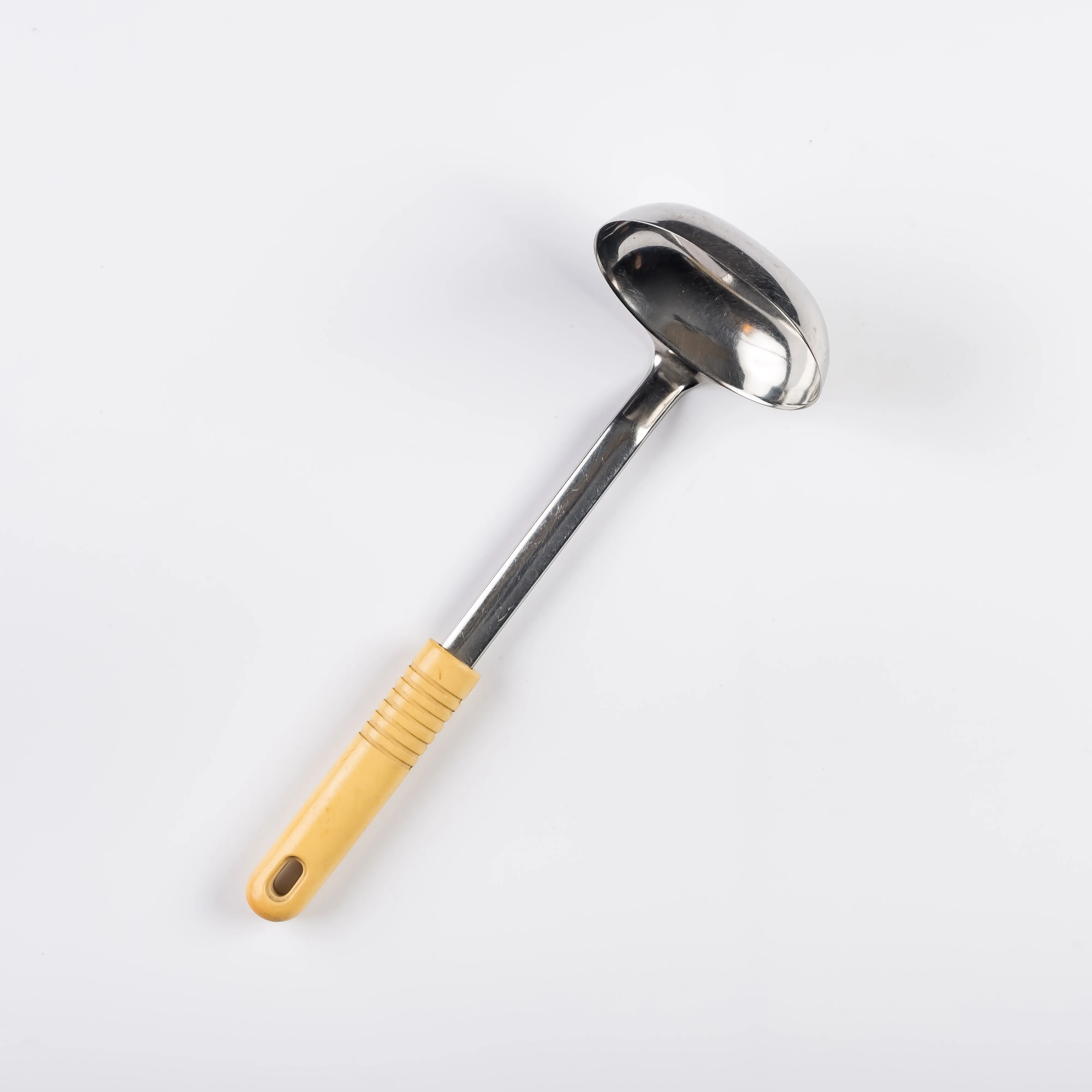 UT21-0143 - Silver Yellow Metal Ladle - 11" (L)