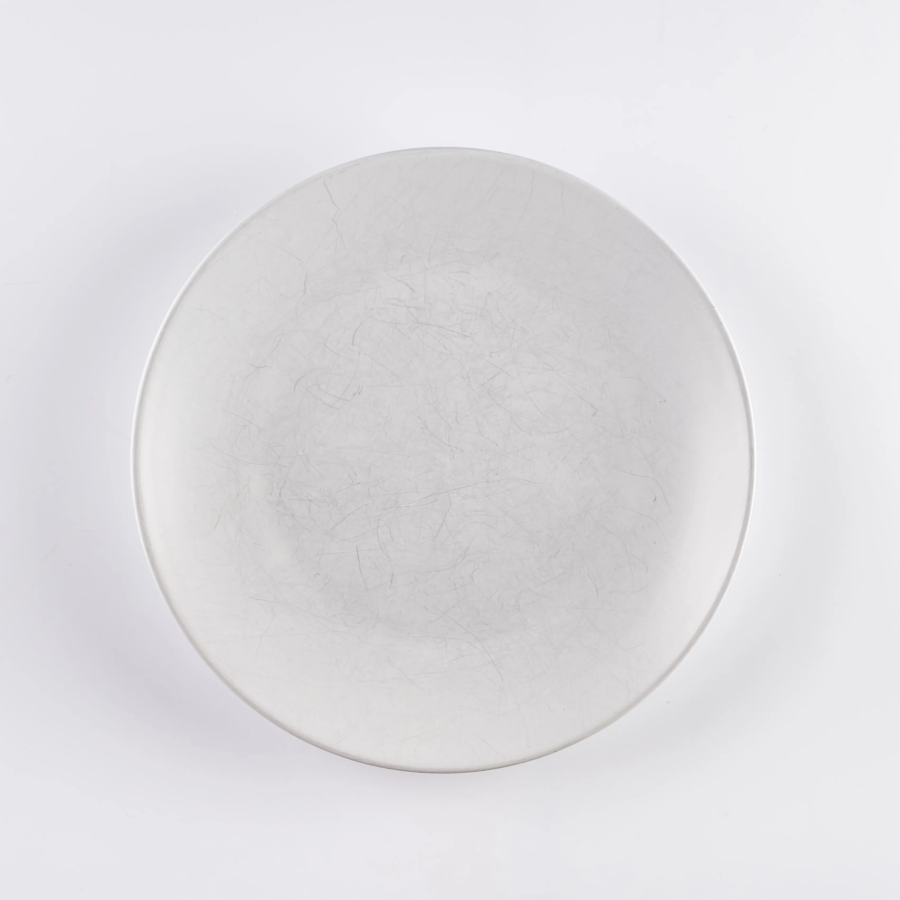 PL21-0186 - Grey White Ceramic Plate - 8" (D)