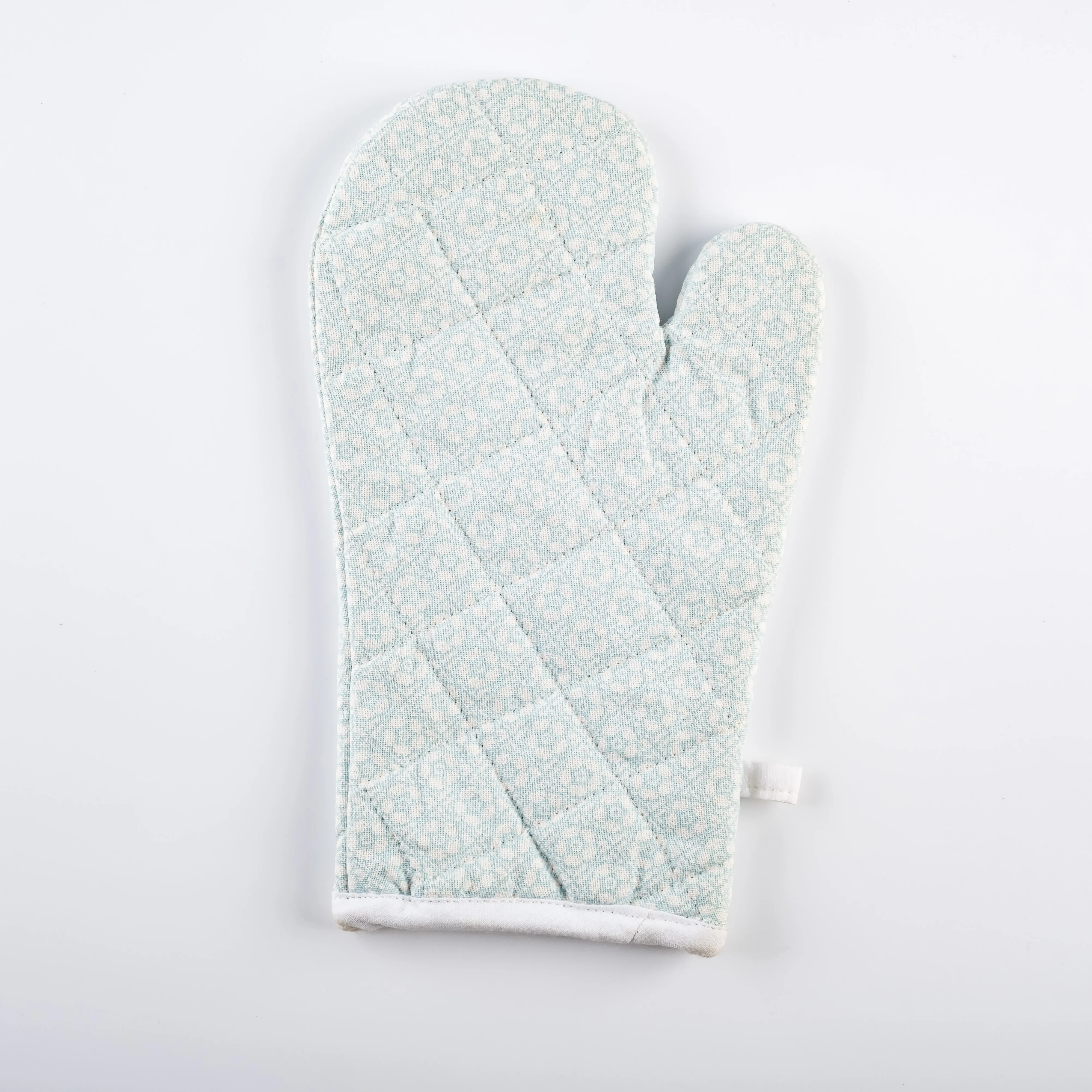 AC21-0006 - Blue White Fabric Oven mitt
