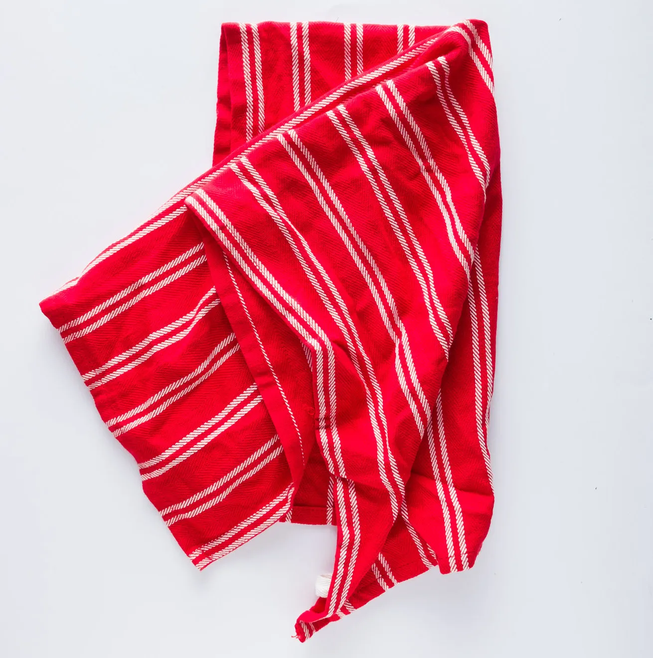 LN20-0094 - Red White Fabric Kitchen towel
