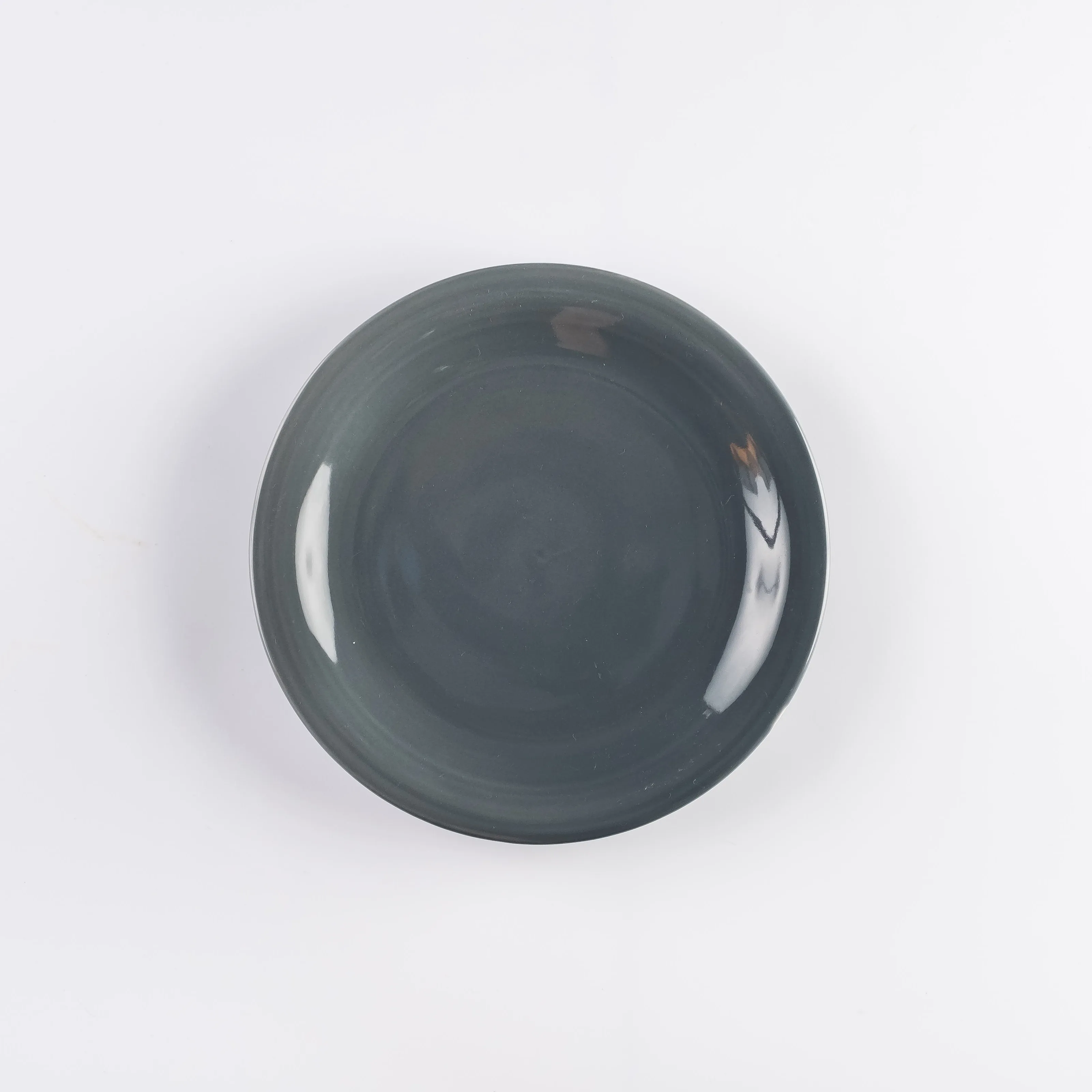 PL21-0202 - Grey Ceramic Plate - 7.5" (D)