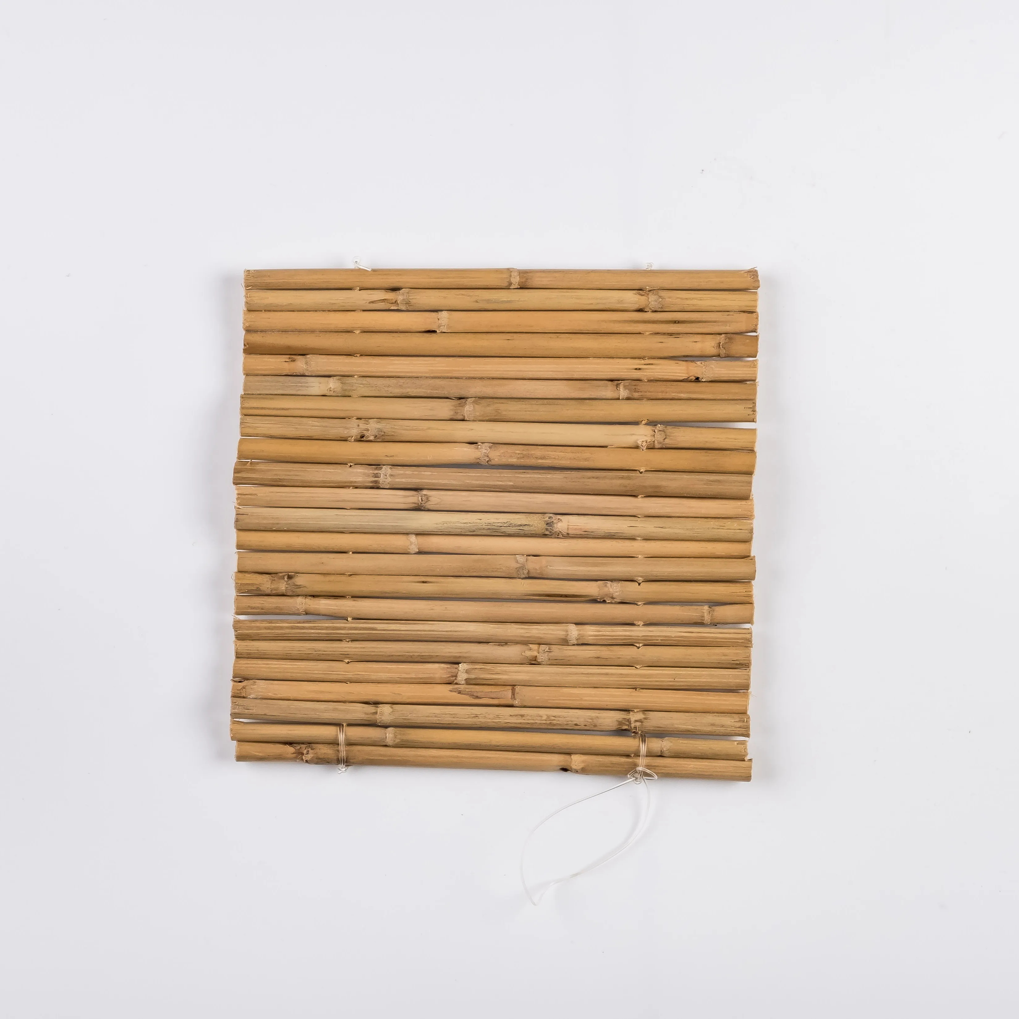 AC21-0035 - Brown Bamboo Trivet - 7.75" 7.75" (LW)