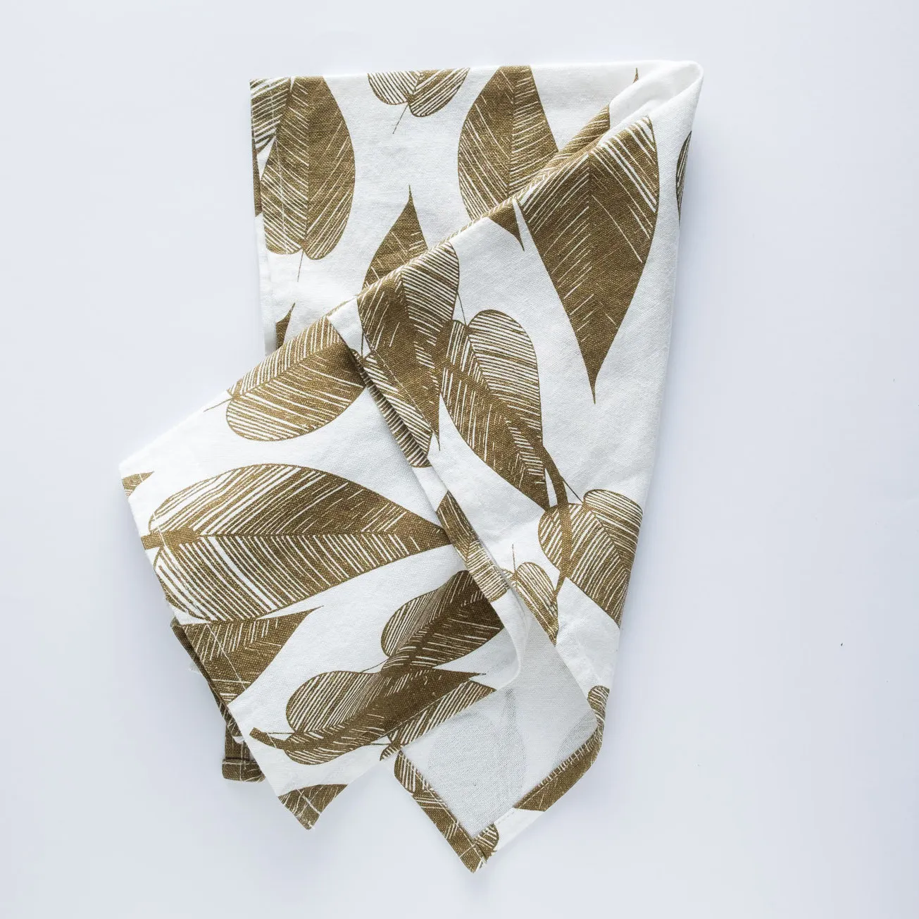 LN20-0065 - Brown White Fabric Kitchen towel