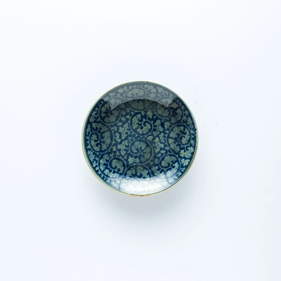 PL20-0032 - Blue Green Ceramic Plate - 4.75" (D)
