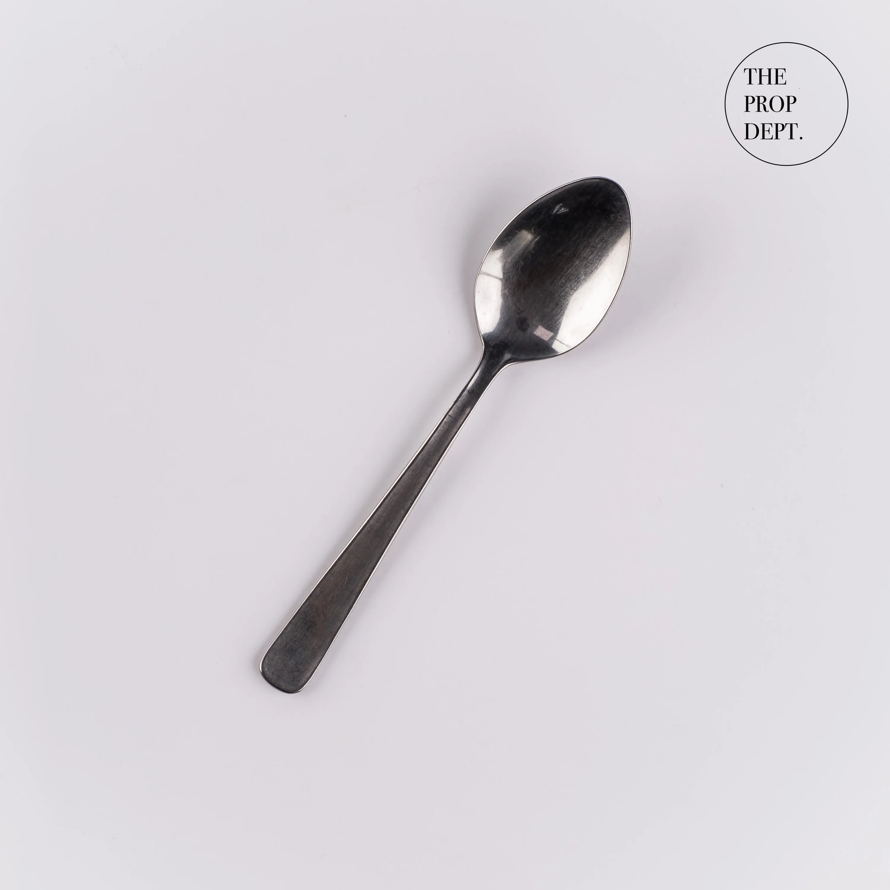 UT23-0464 - Silver Metal Spoon - 6" (L)