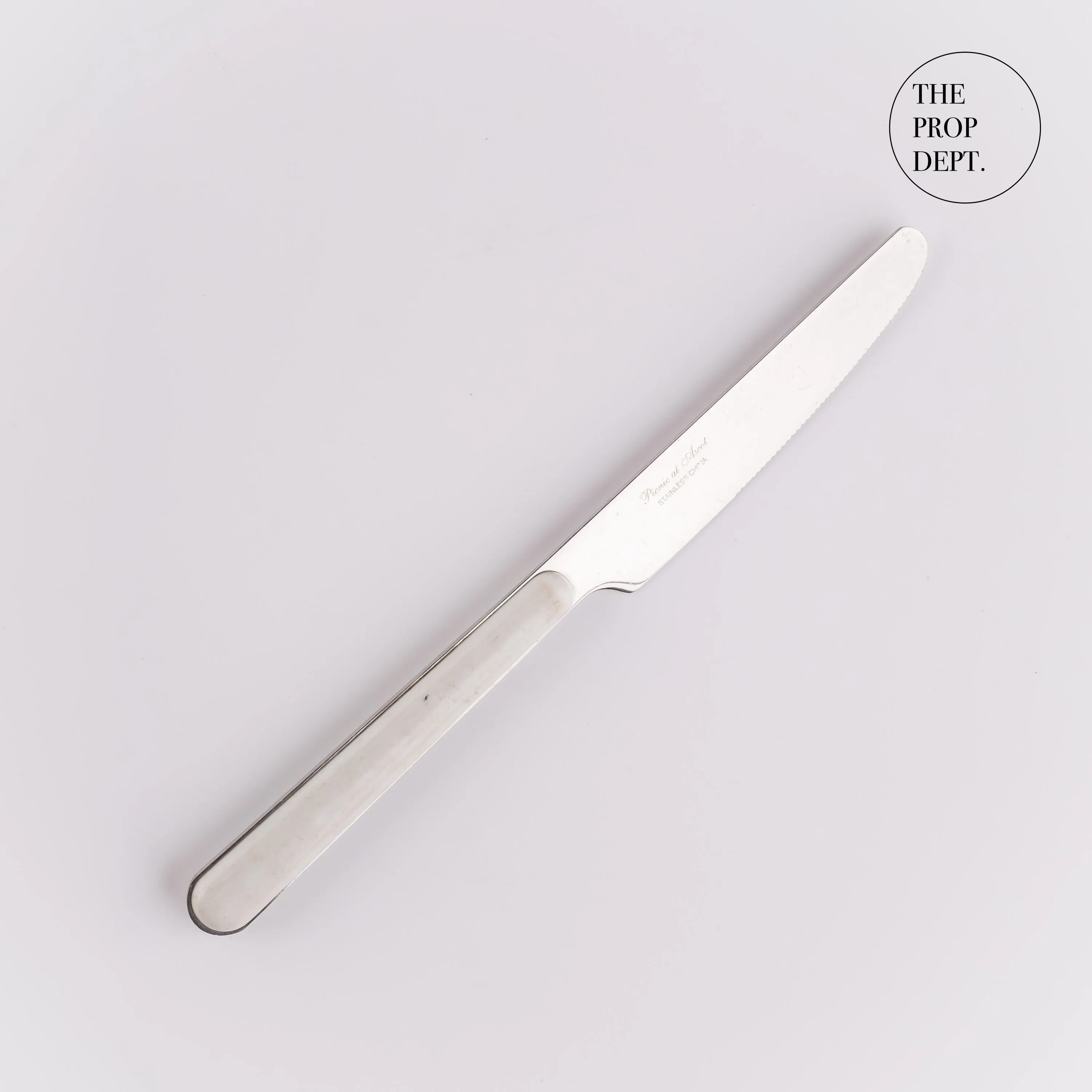 UT23-0328 - Silver White Metal Knife - 8" (L)