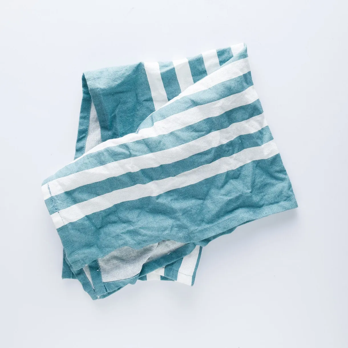 LN20-0012 - Green White Fabric Kitchen towel