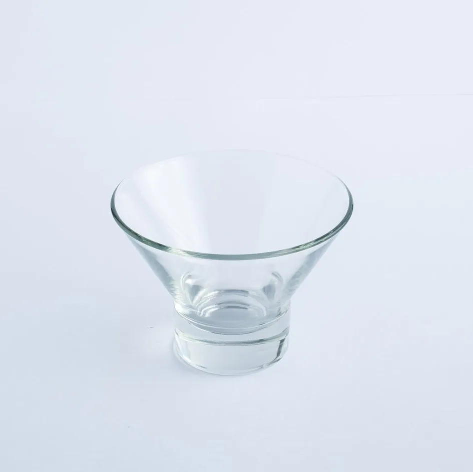 BW20-0024 - Clear Glass Bowl - 5" 5" (DH)