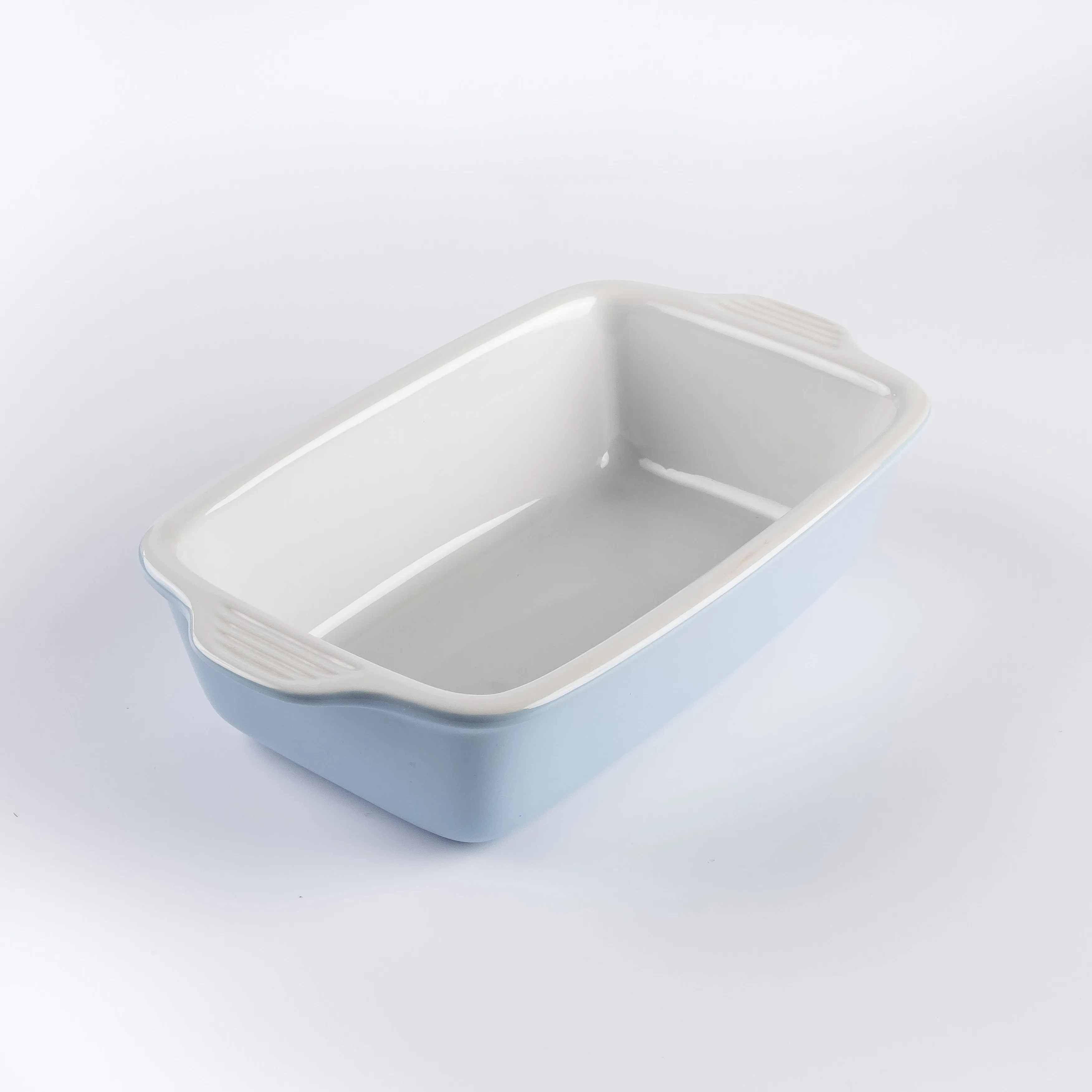 BW21-0330 - Blue White Ceramic Casseroles - 8.5" 6" 2.5" (LWH)