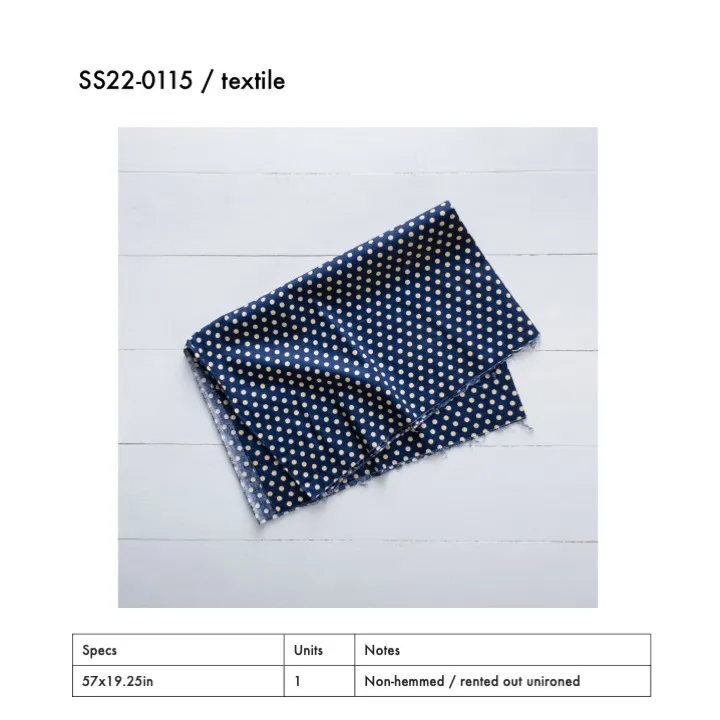 SS22-0115 - Blue Fabric Surface - 57" 19.25" (LW)