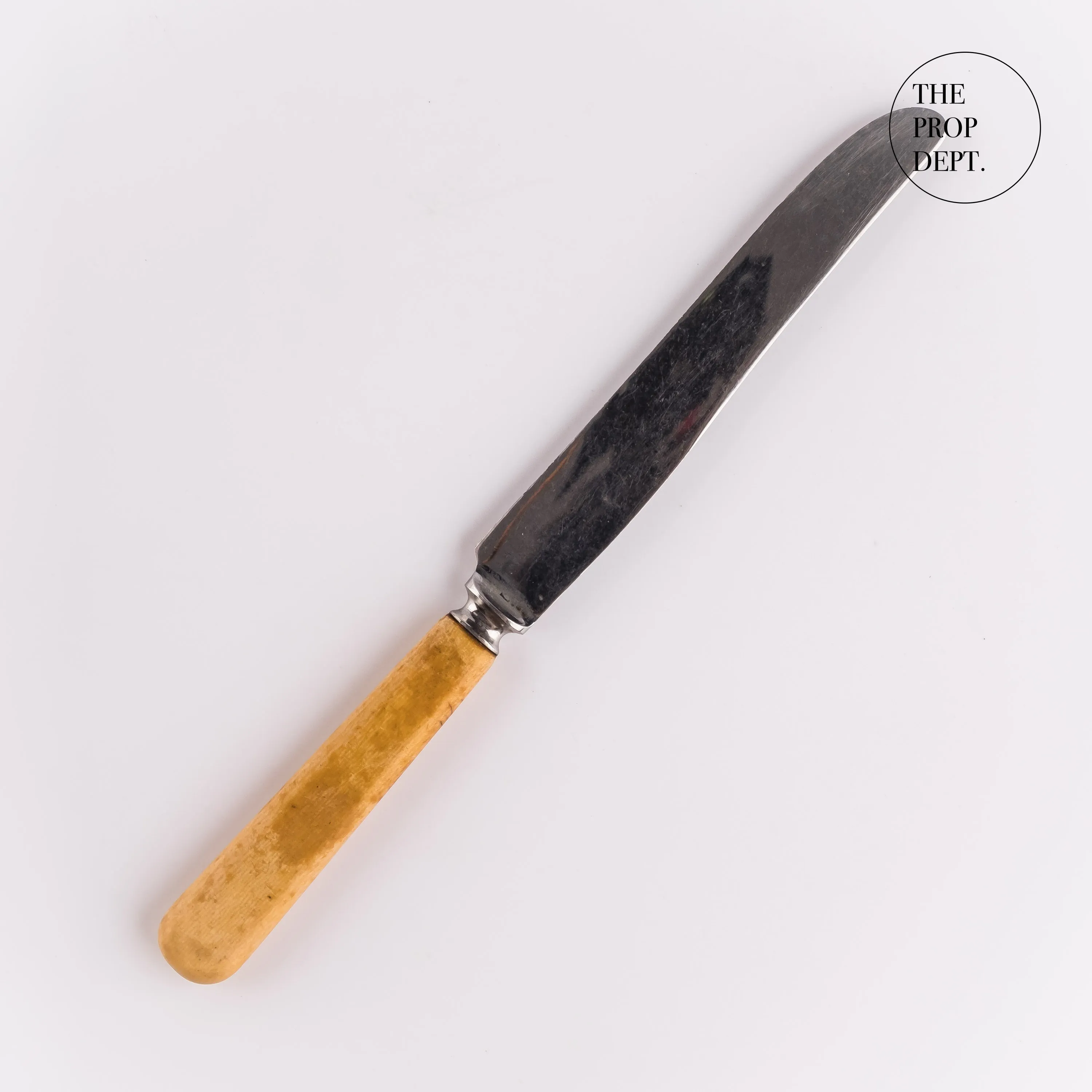 UT23-0308 - Silver Yellow Metal Knife - 9.25" (L)