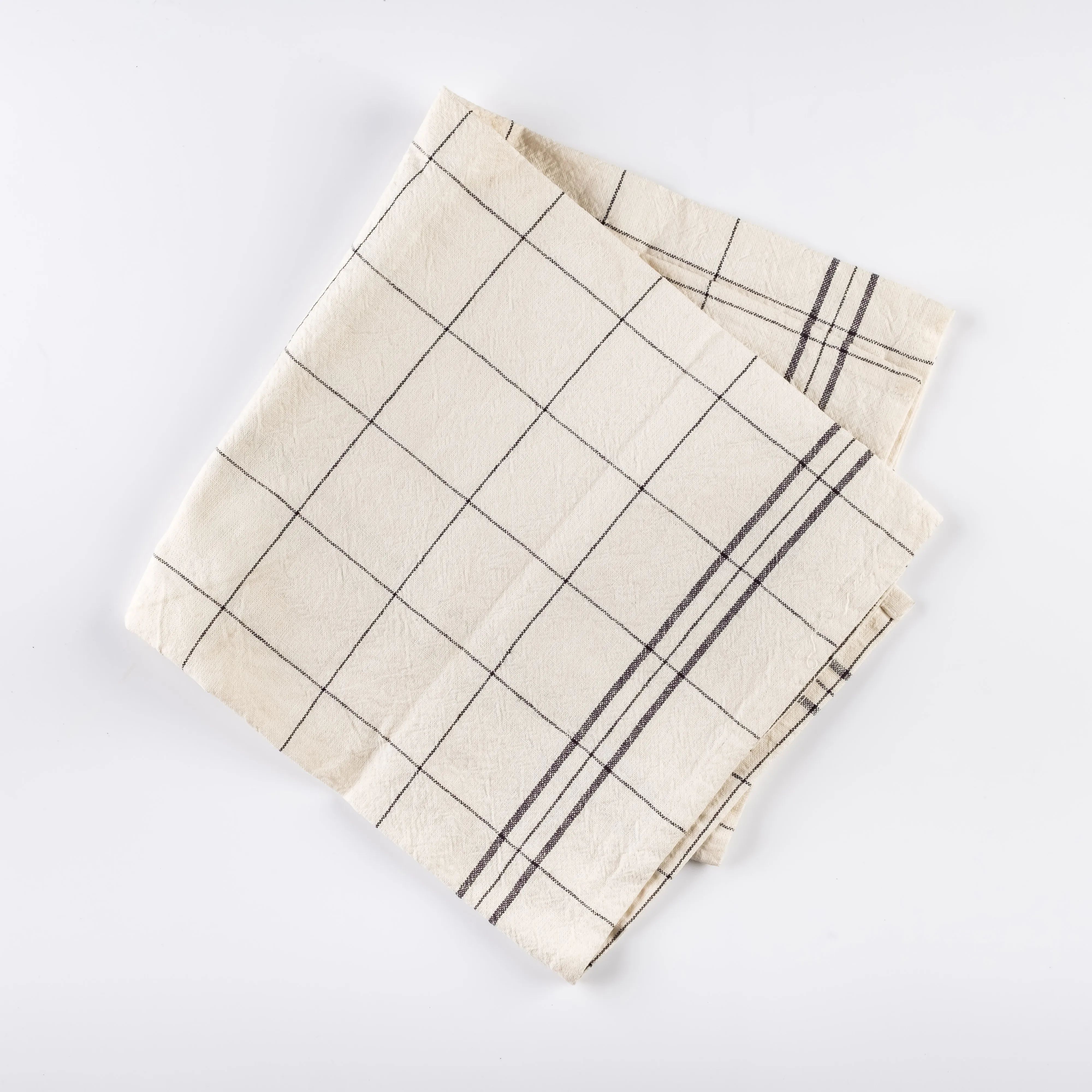 LN21-0162 - Black Cream Fabric Kitchen towel