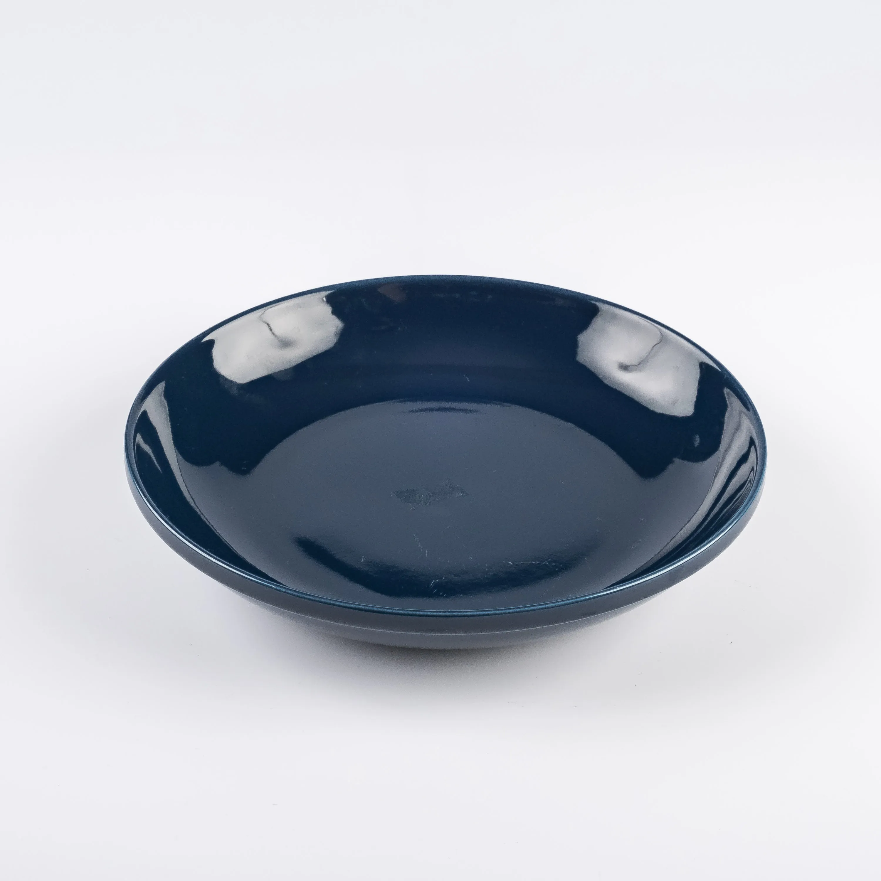 BW21-0430 - Blue Ceramic Ulam Bowl - 9.25" 1.75" (DH)