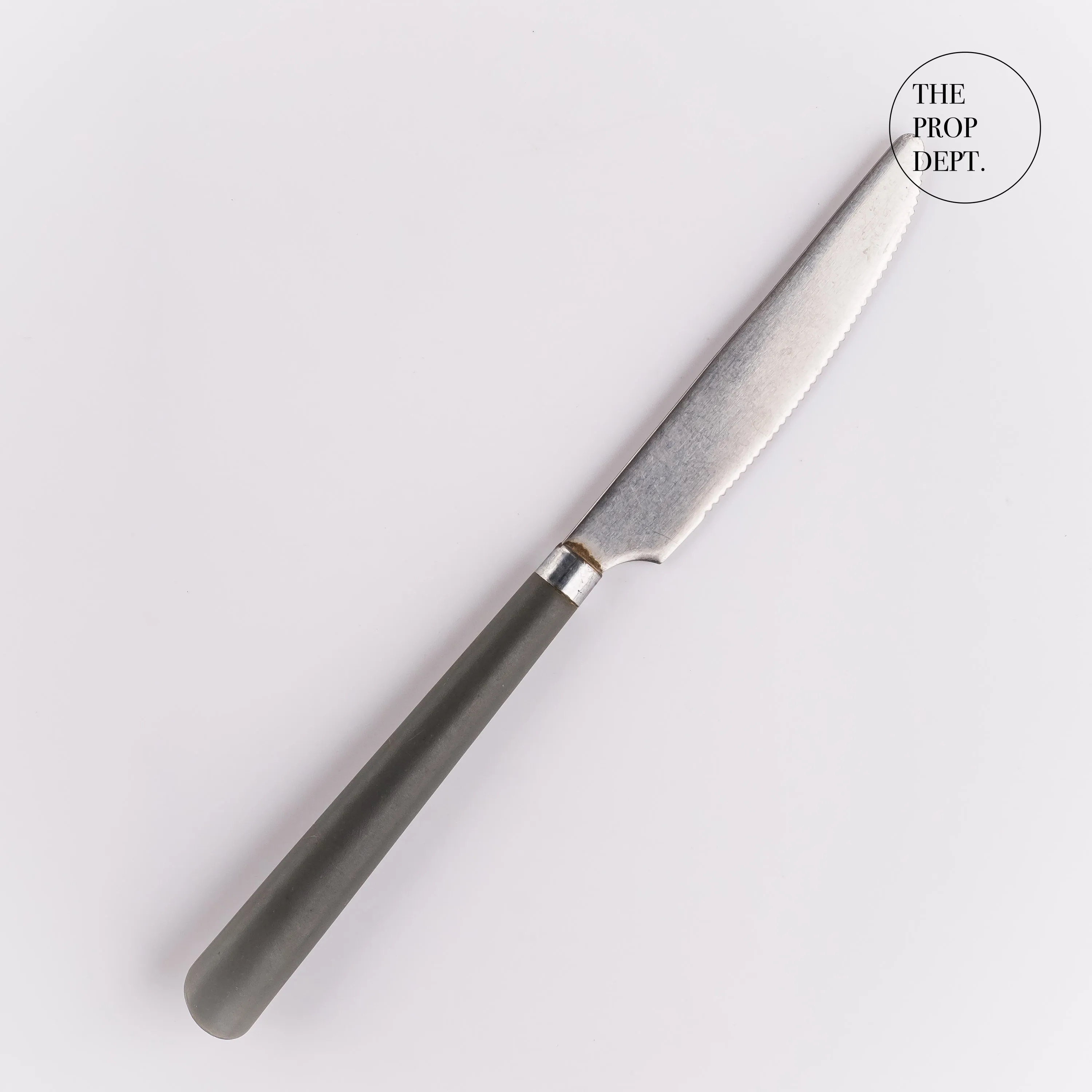 UT23-0317 - Silver Grey Metal Knife - 8.5" (L)