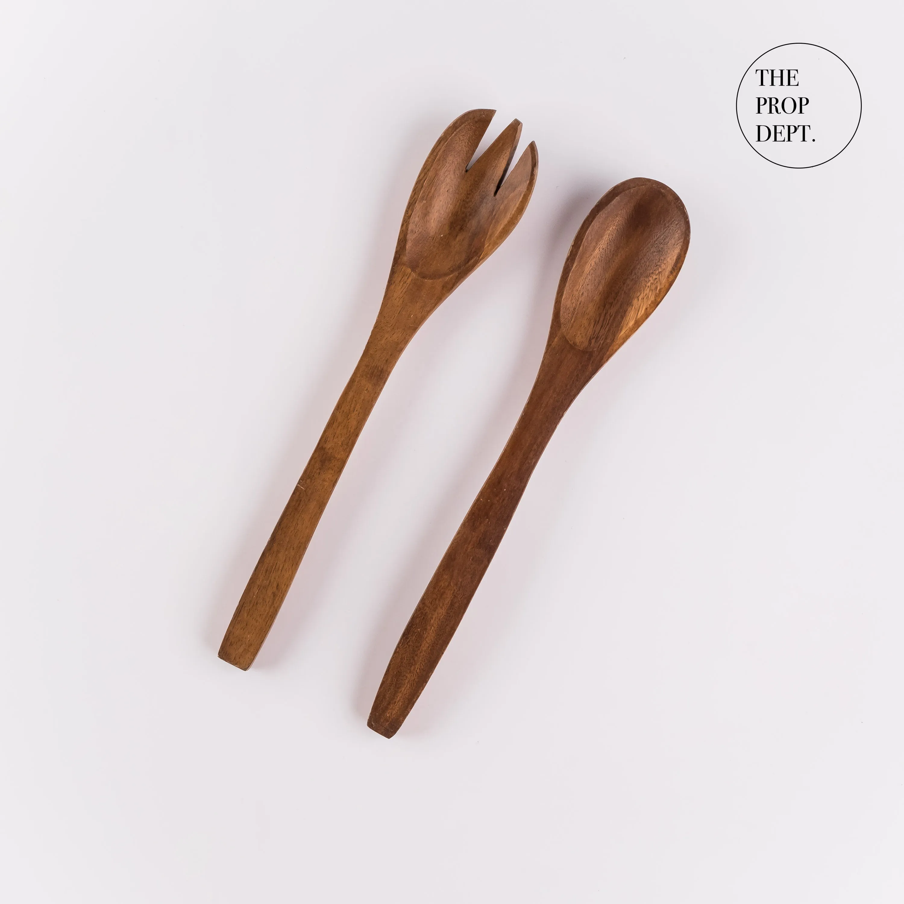UT23-0355 - Brown Wood Serving Utensil