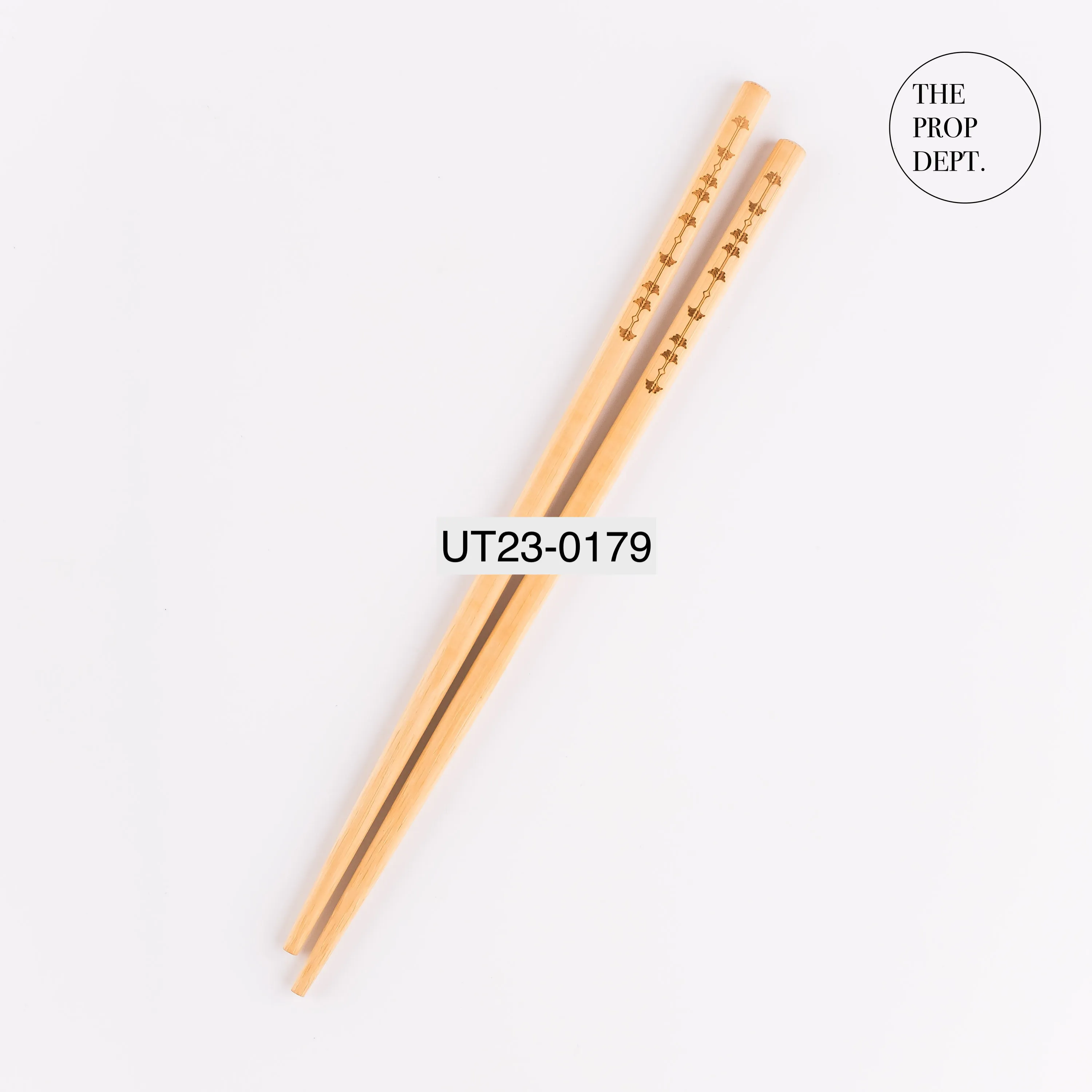 UT23-0179 - Brown Wood Chopsticks - 9.5" (L)