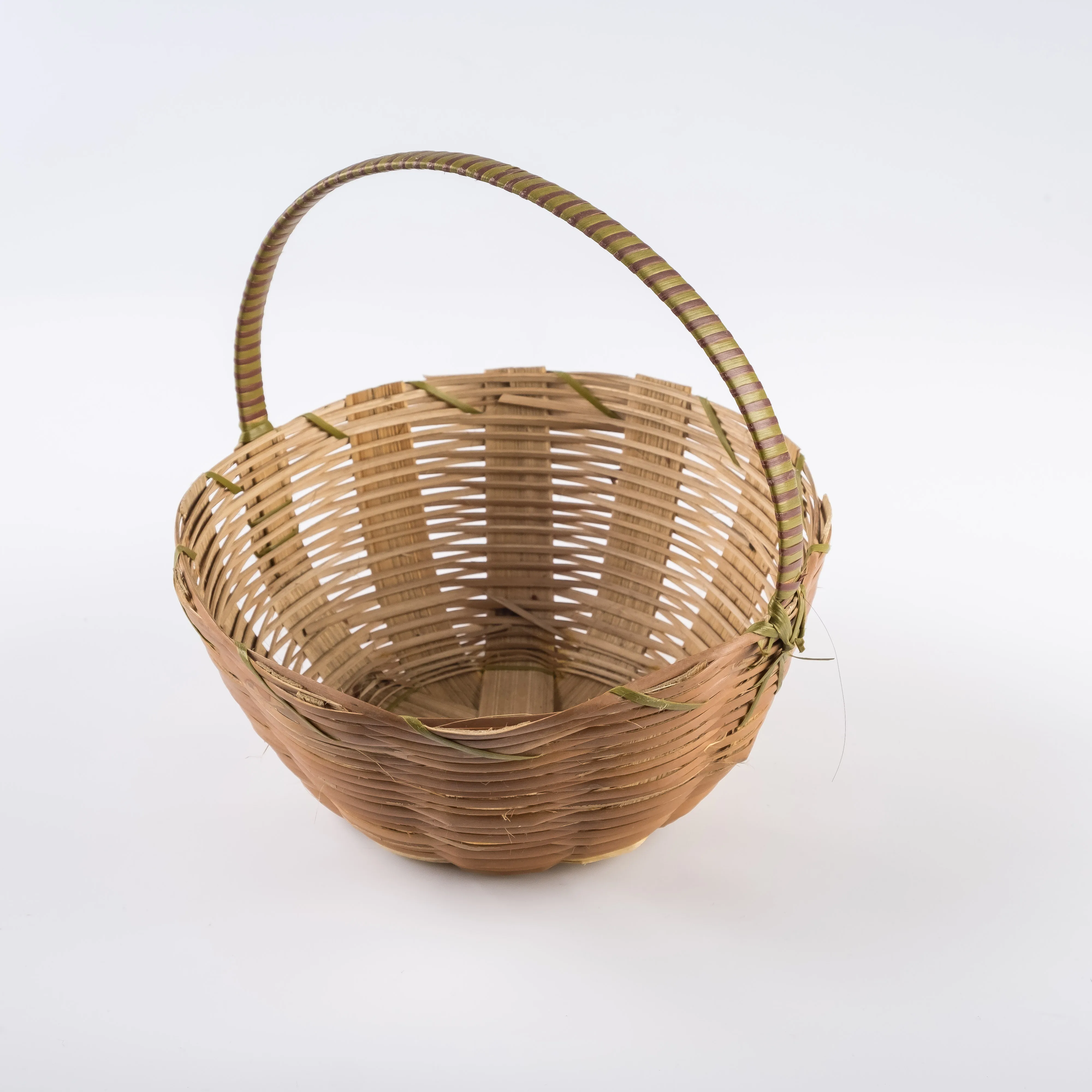 WW21-0040 - Brown Fiber Basket - 8.5" 4" (DH)