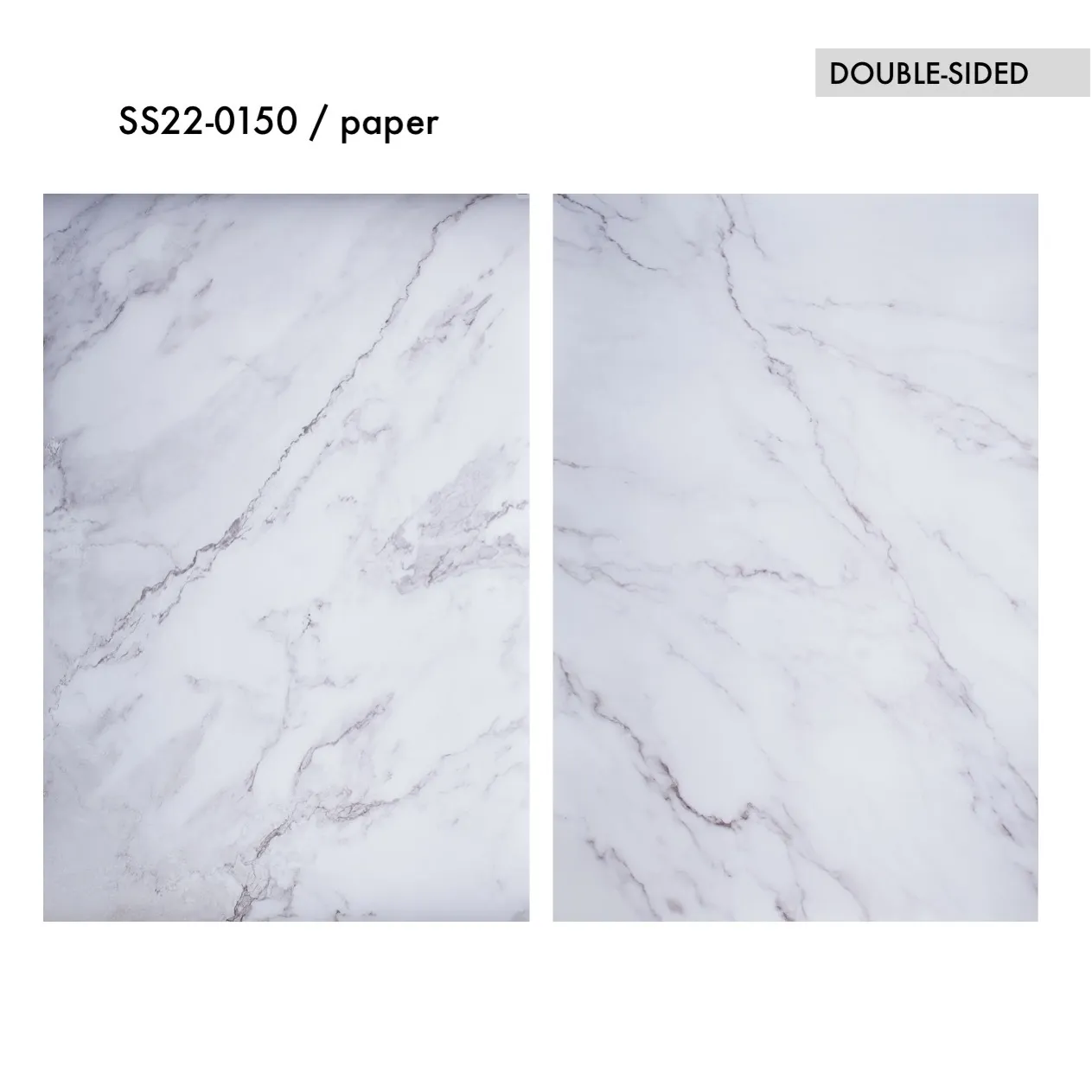 SS22-0150 - White Grey Paper Surface - 34.5" 22" (LW)