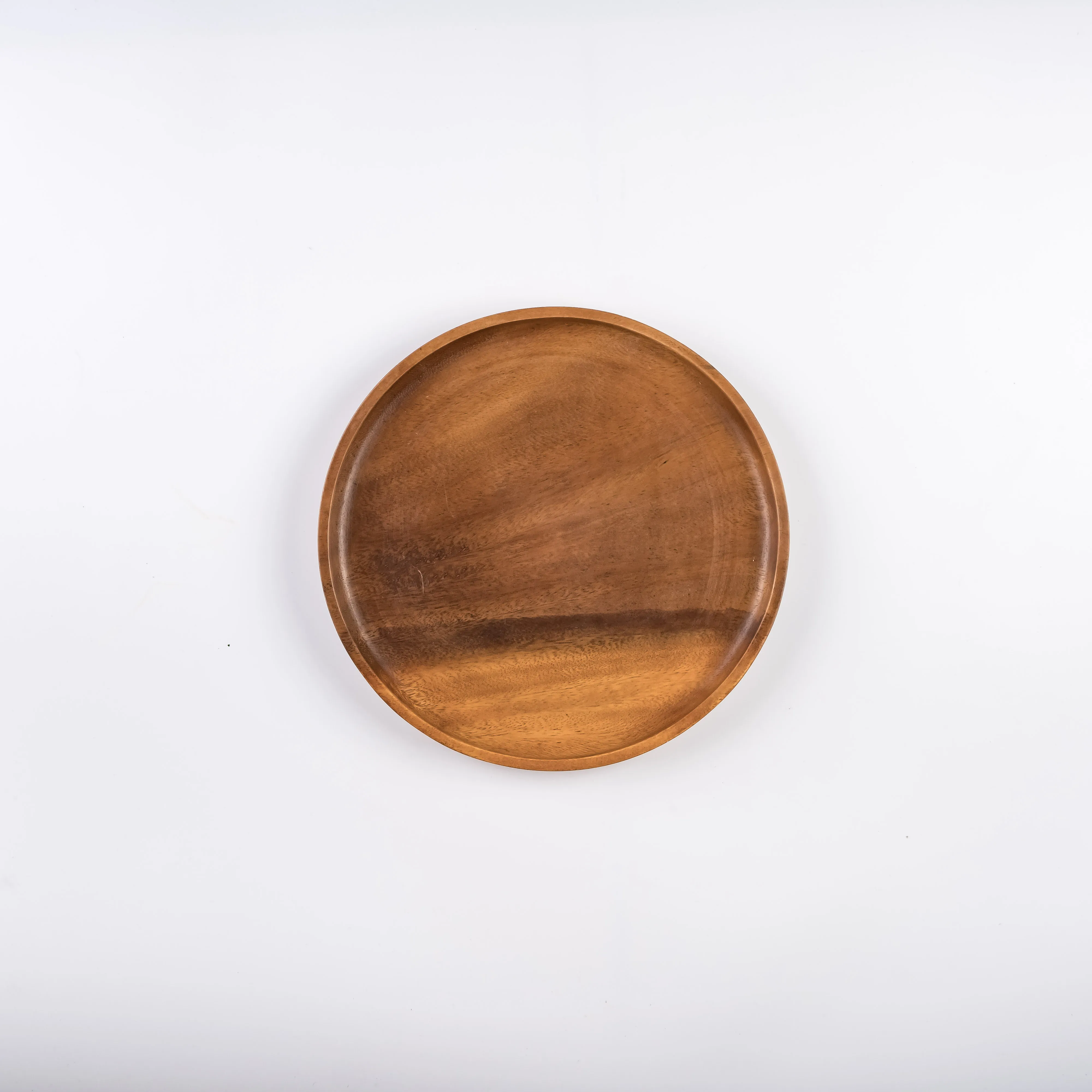 BO21-0085 - Brown Wood Tray - 10" 0.75" (DH)
