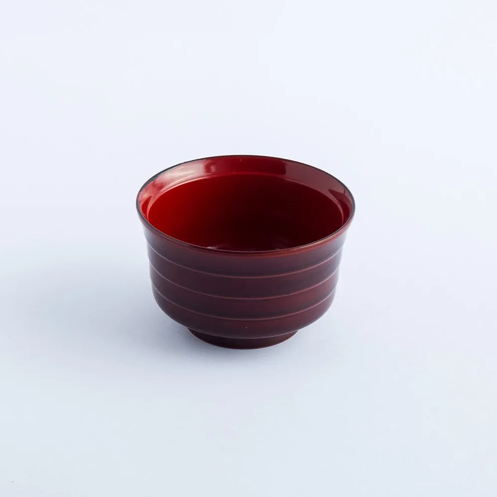 BW20-0166 - Red Plastic Bowl - 4" 2.25" (DH)