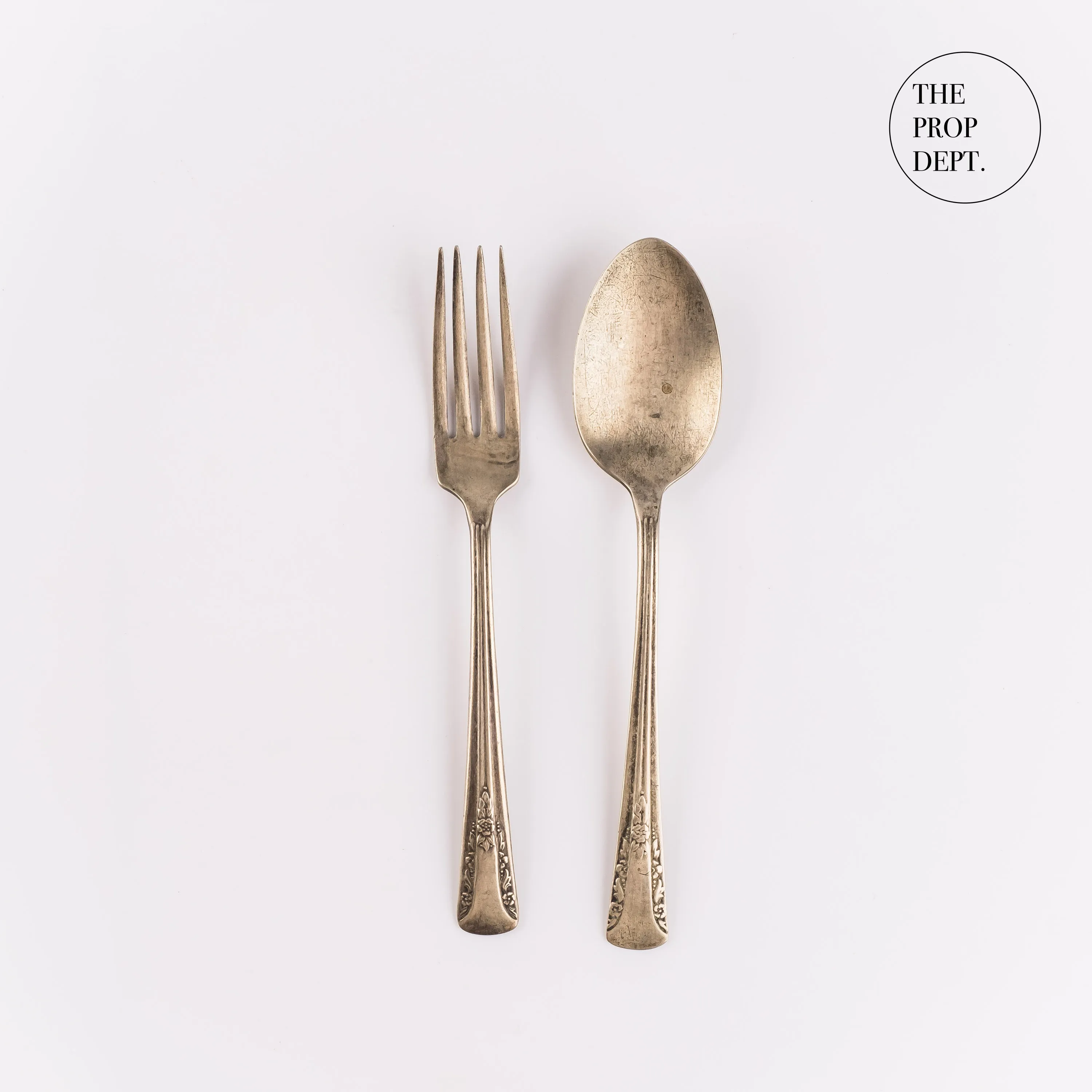 UT23-0364 - Silver Metal Utensil Set - 7.5" (L)