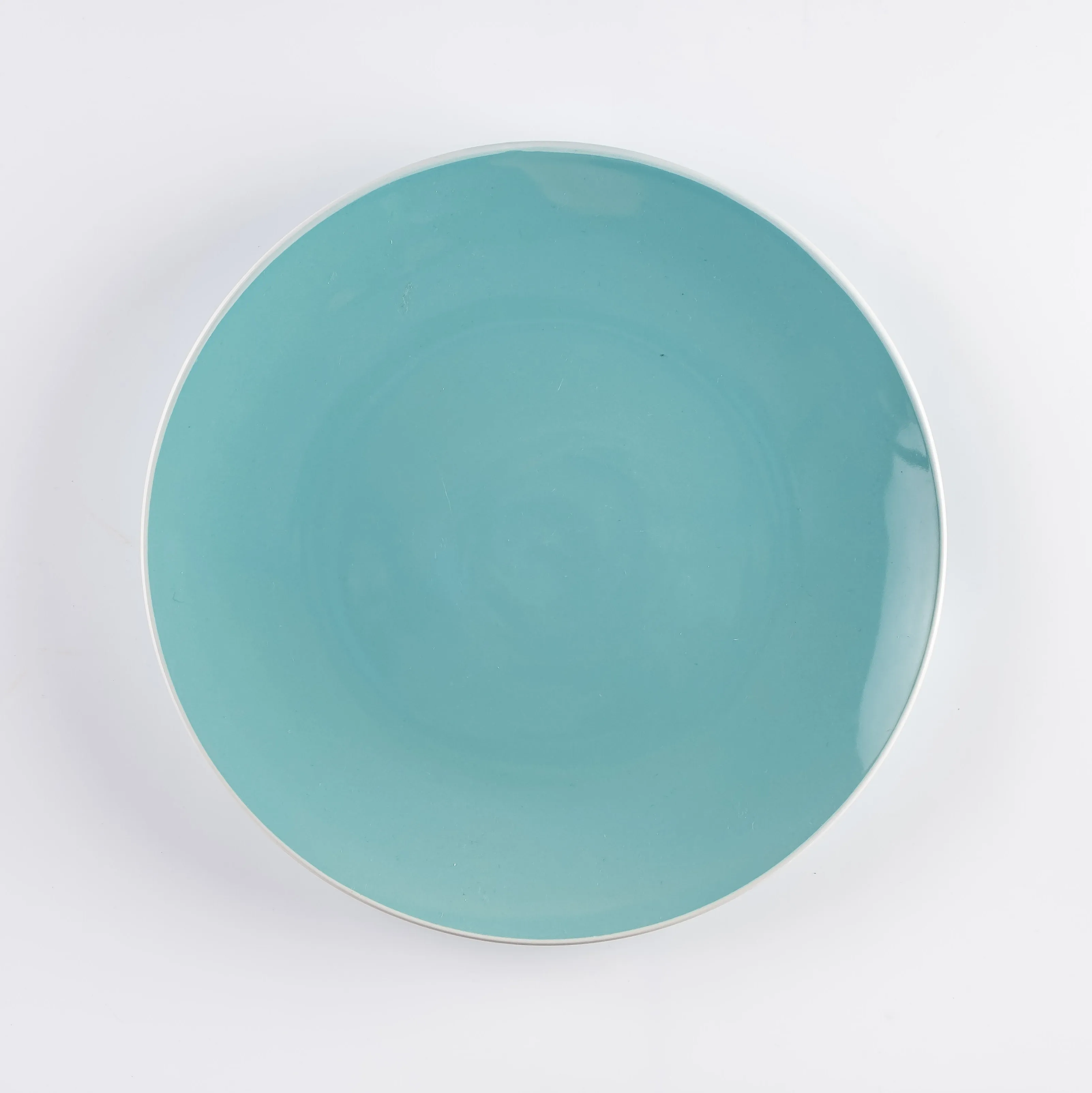PL21-0190 - Blue Ceramic Plate - 10.25" (D)