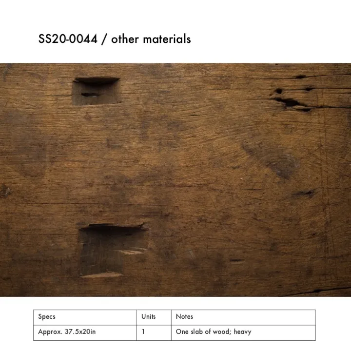 SS20-0044 - Brown Wood Surface - 37.5" 20" (LW)