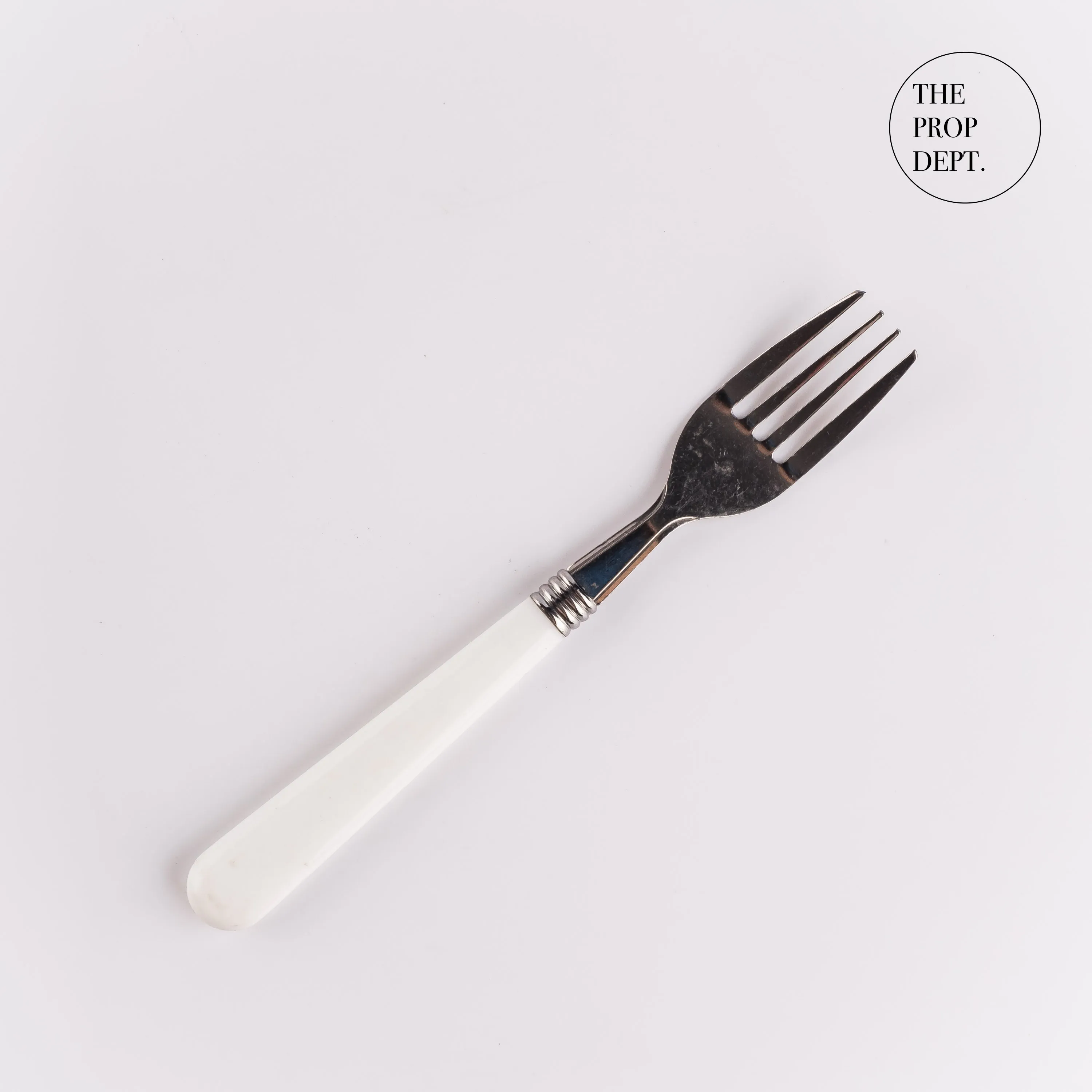 UT23-0281 - White Metal Fork - 7.25" (L)