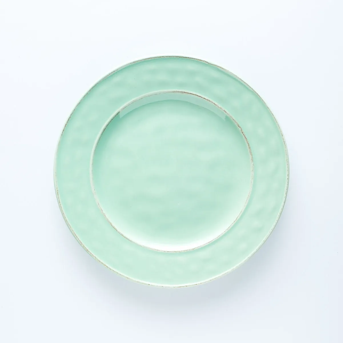 PL20-0044 - Green Ceramic Plate - 8.25" (D)