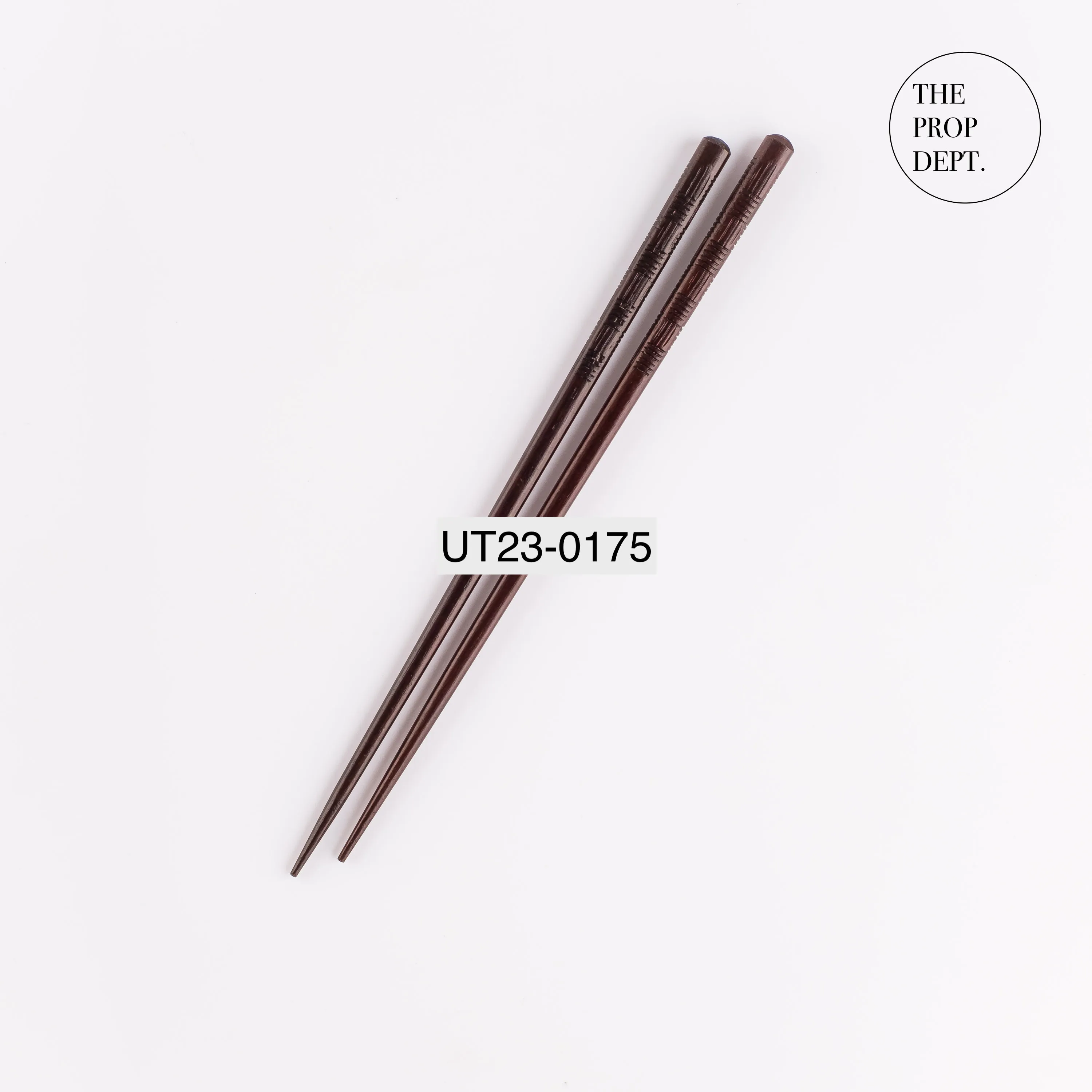 UT23-0175 - Brown Wood Chopsticks - 8.75" (L)