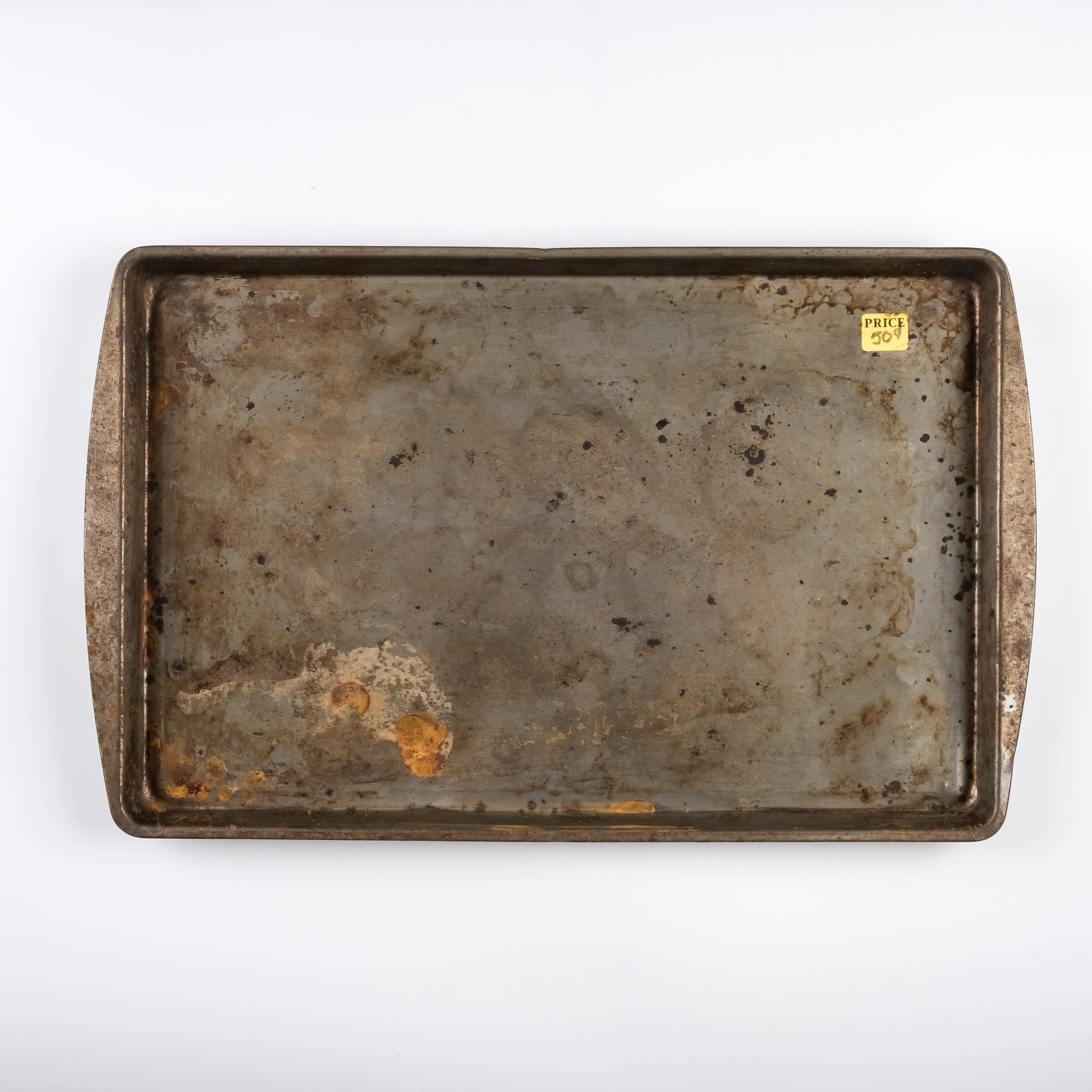 BO21-0052 - Silver Patina Metal Tray - 19" 12" 1" (LWH)