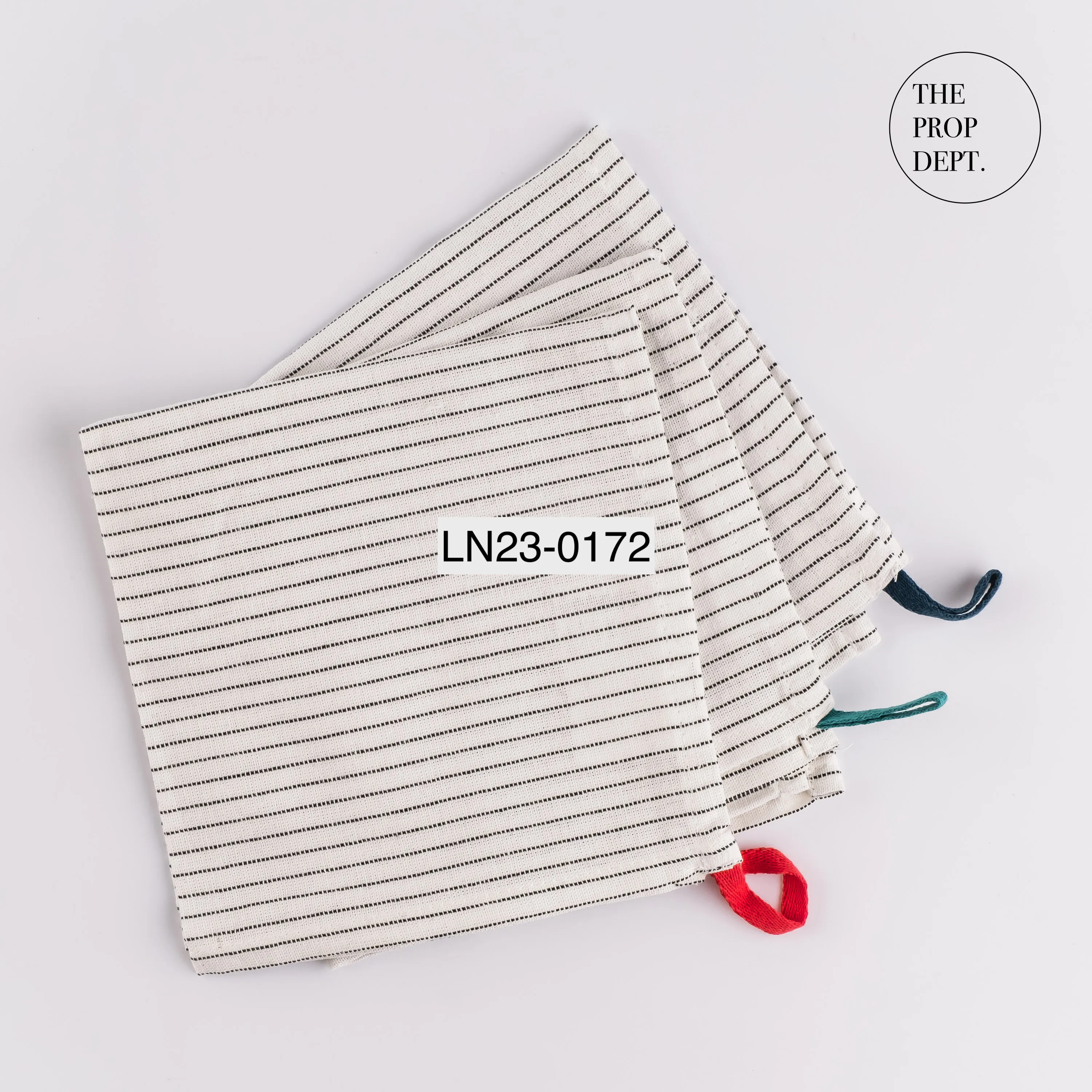 LN23-0172 - Black White Fabric Linen