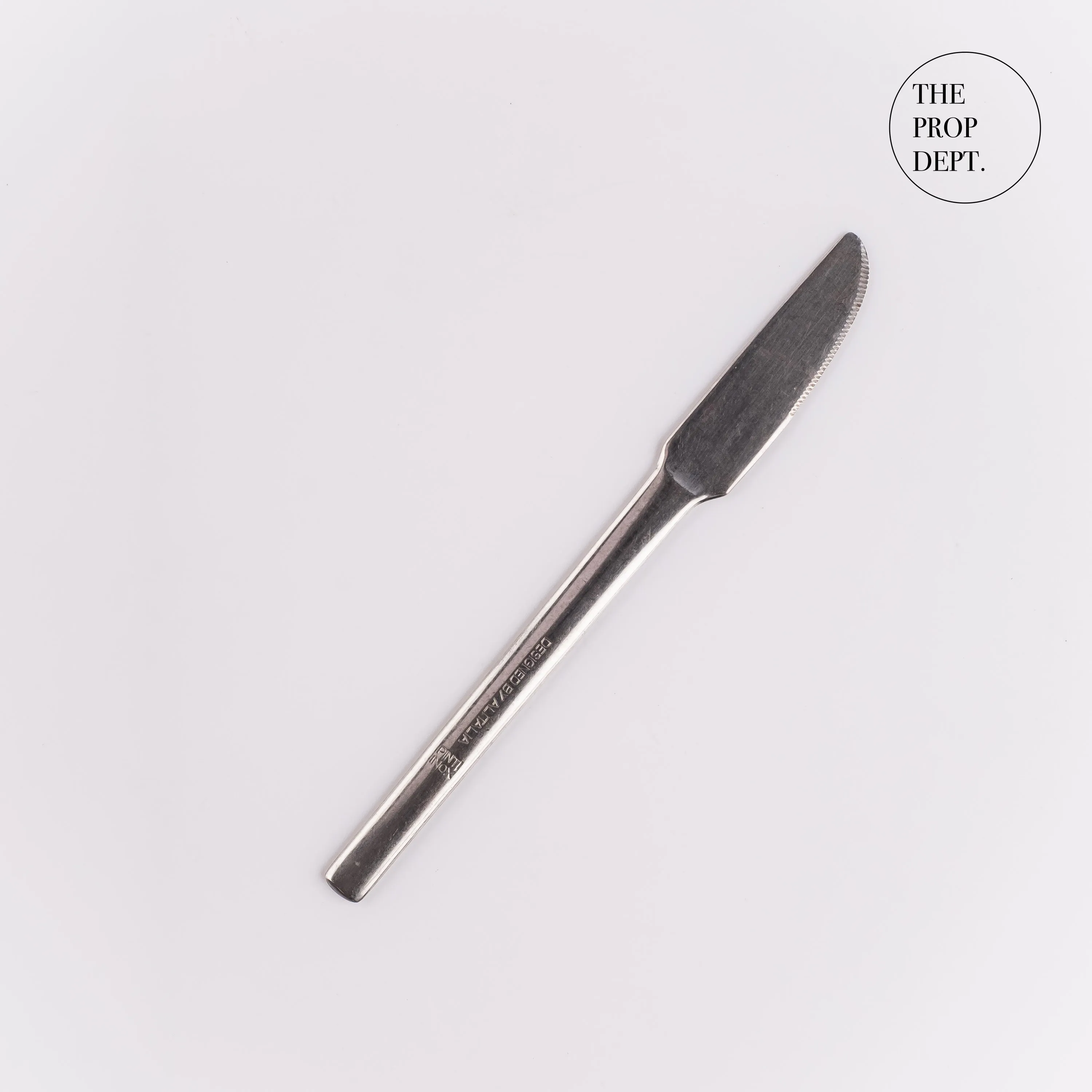 UT23-0314 - Silver Metal Knife - 7" (L)