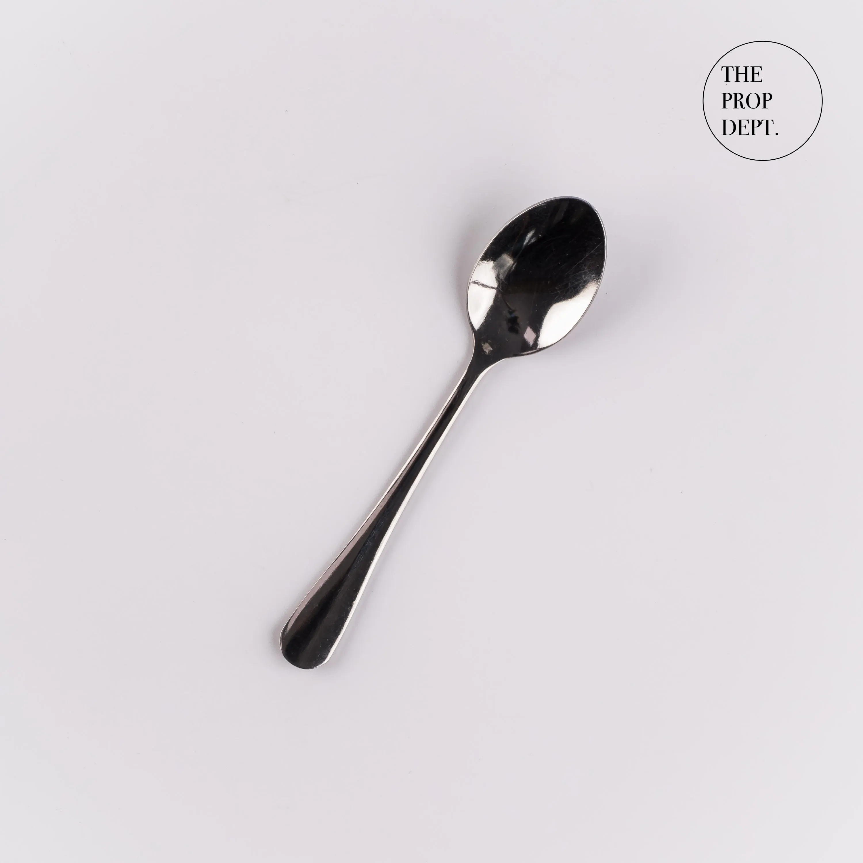 UT23-0458 - Silver Metal Spoon - 5.5" (L)