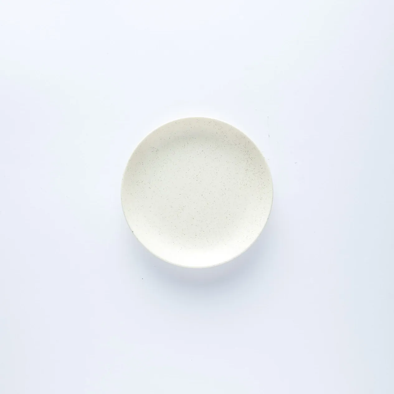 PL20-0123 - White Ceramic Plate - 5" (D)