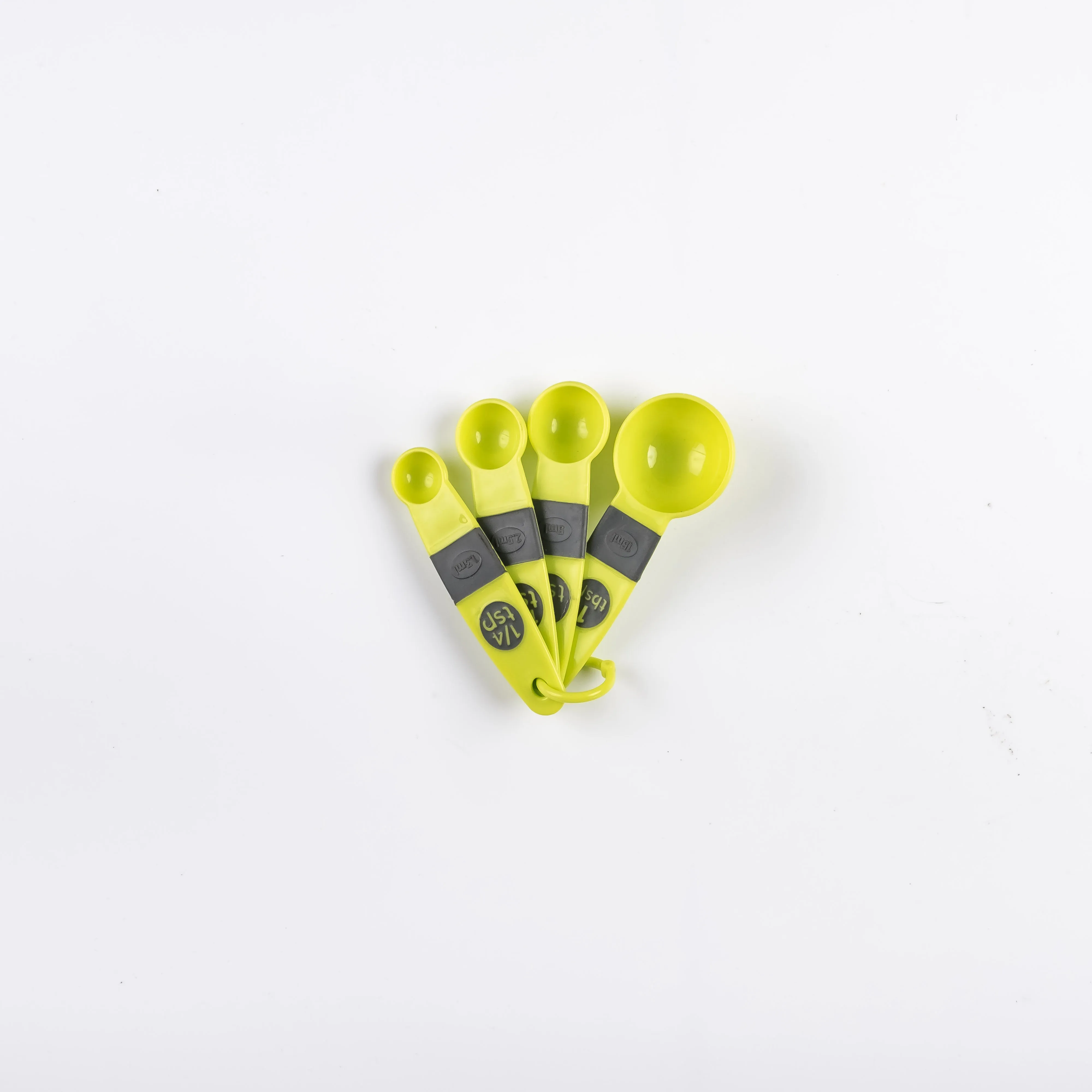 UT21-0120 - Green Plastic Measuring spoons