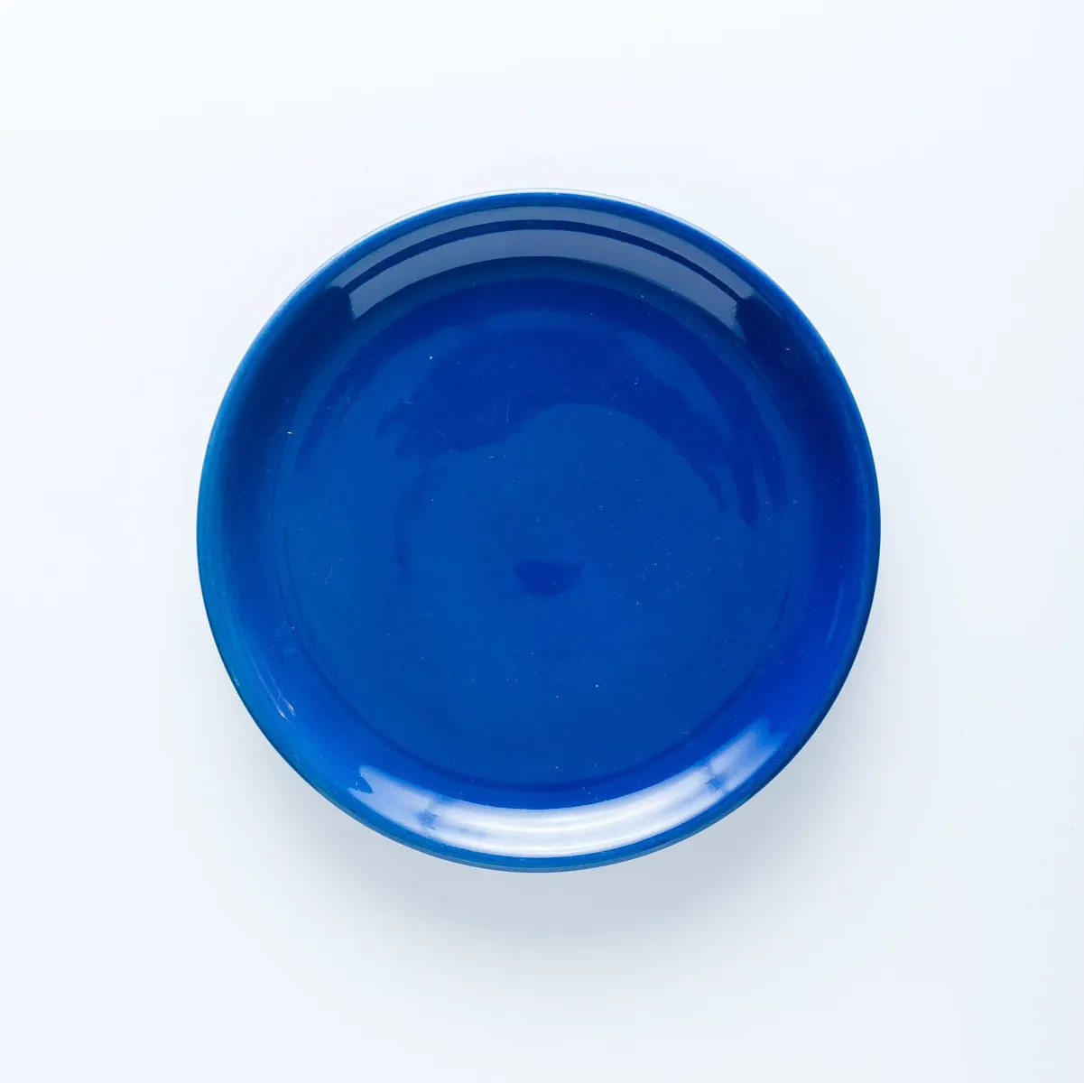 PL20-0015 - Blue Ceramic Plate - 7.25" (D)