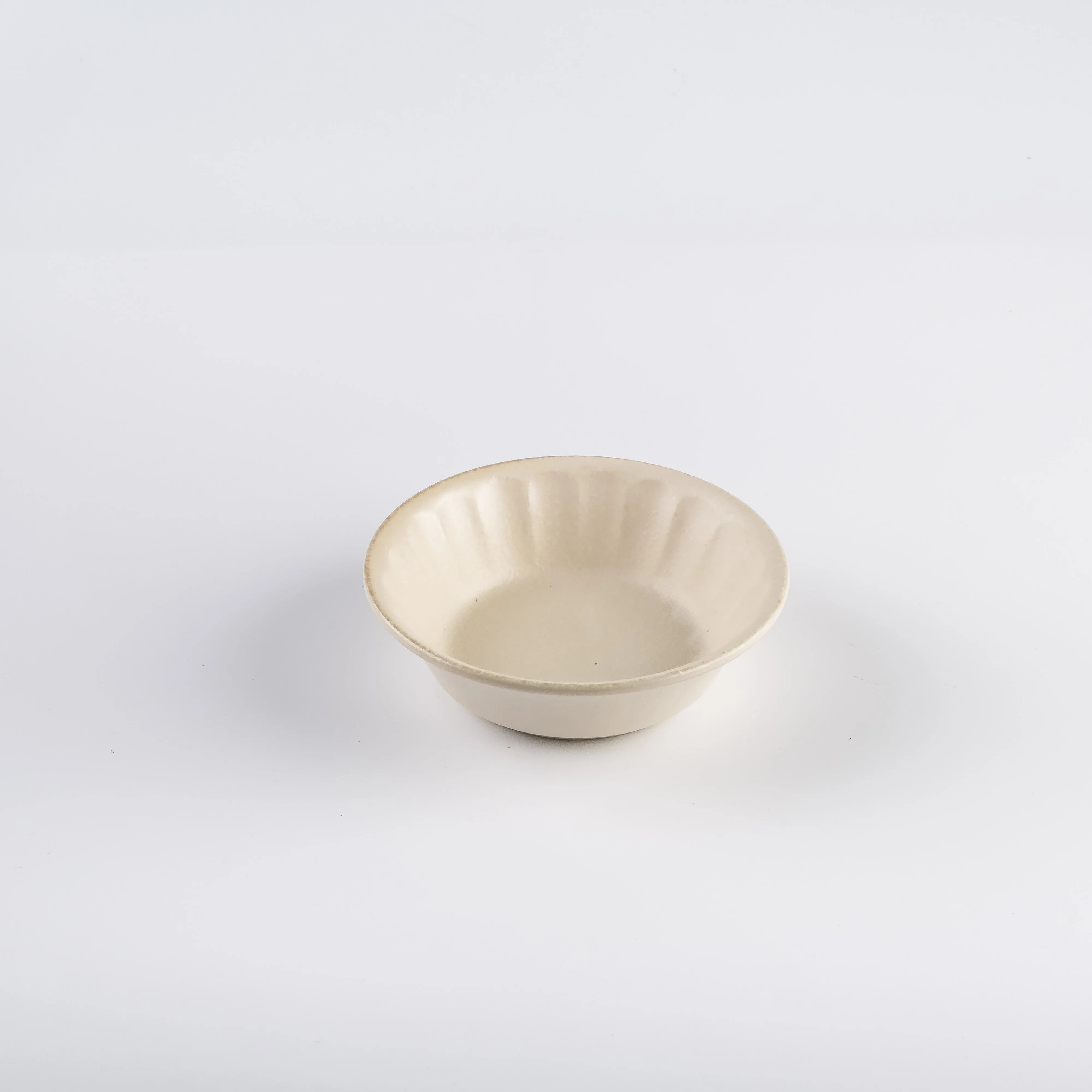ST21-0062 - Cream Stoneware Bowl - 5.75" 1.75" (DH)