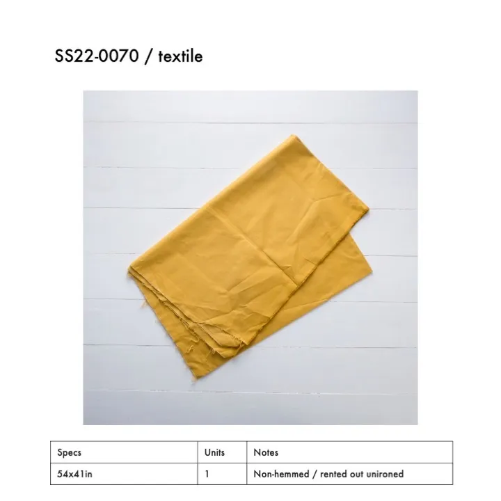 SS22-0070 - Yellow Fabric Surface - 54" 41" (LW)