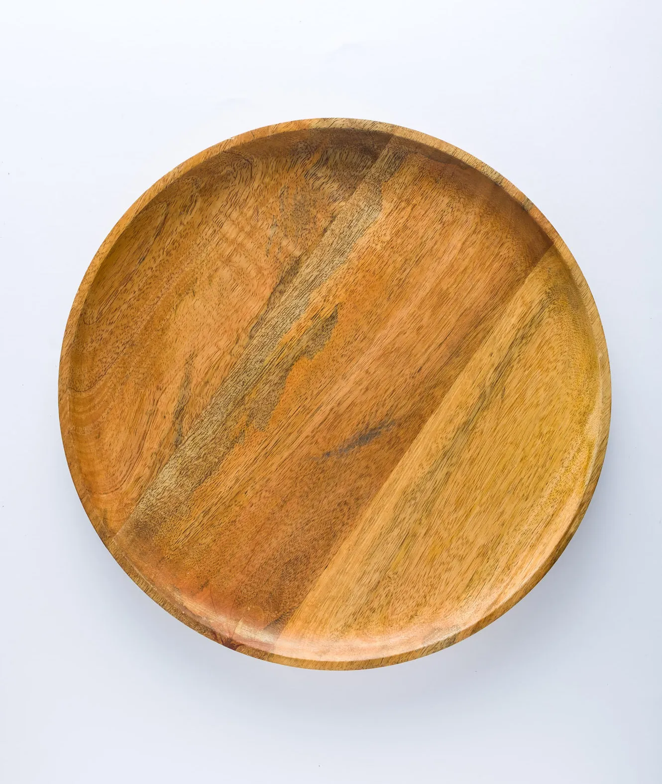 BO20-0033 - Brown Wood Tray - 12.5" 1" (DH)